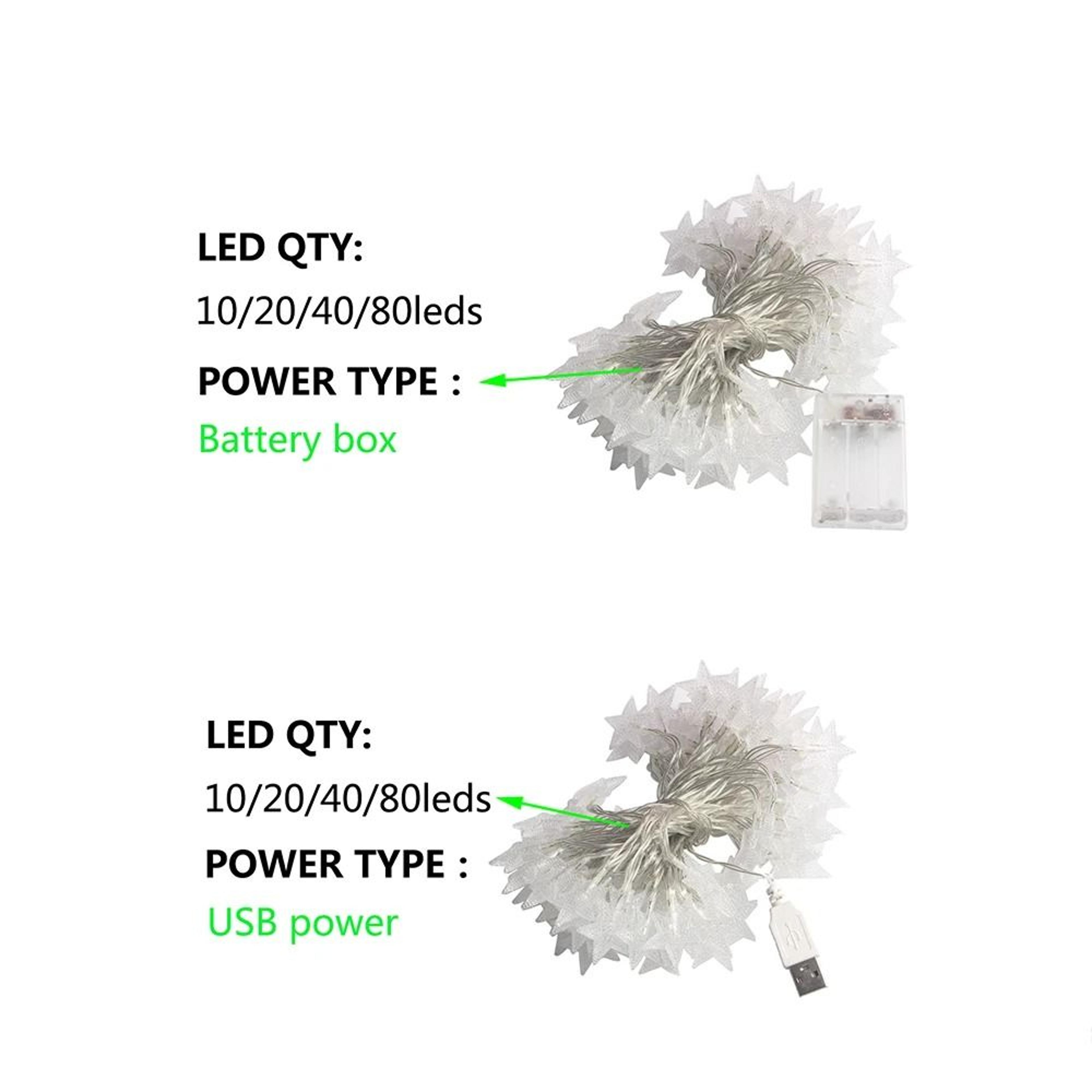 LED Star String Fairy Lights 1