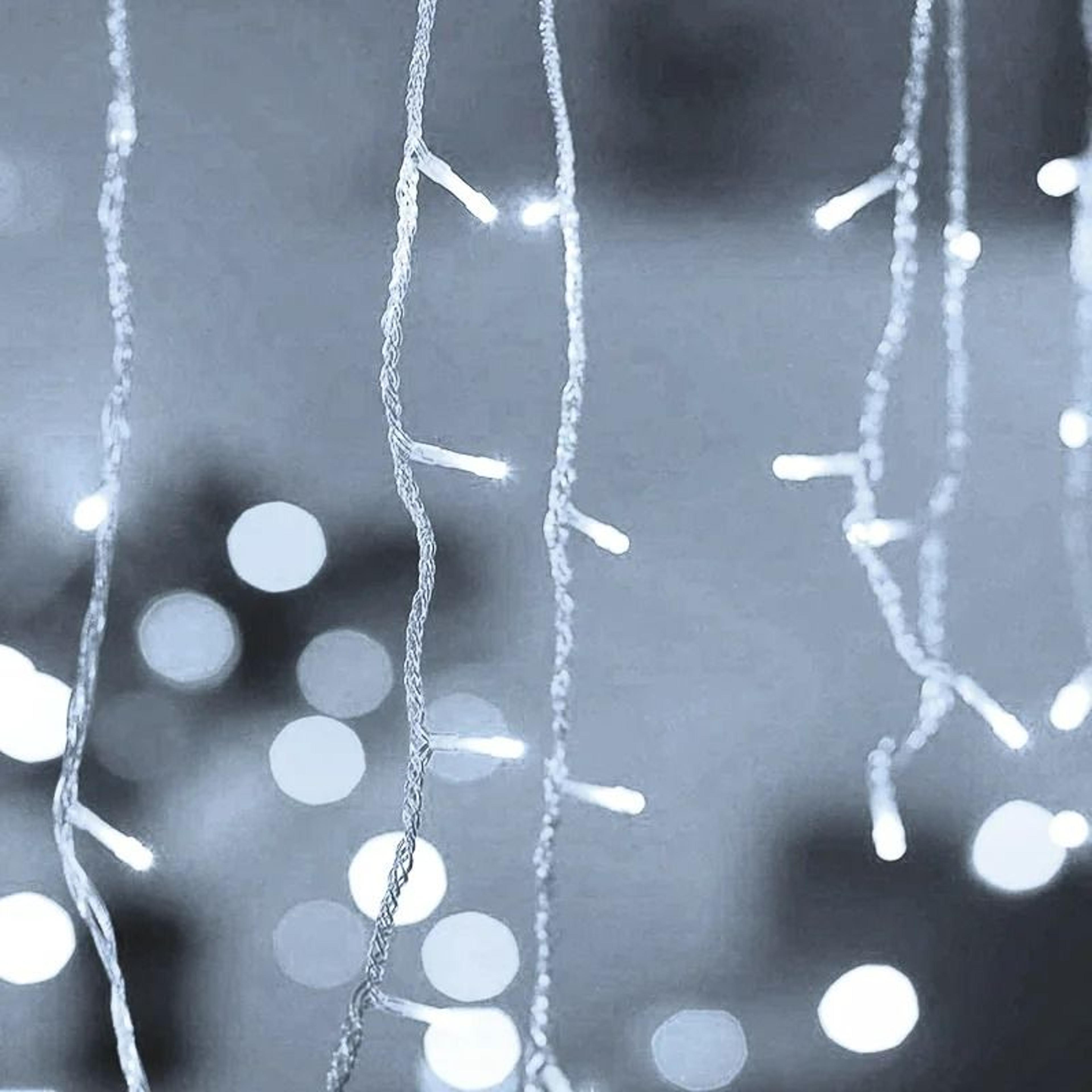 Constraint Free Text Framing Execution Path110V Connectable Outdoor LED Icicle Curtain String Light 6