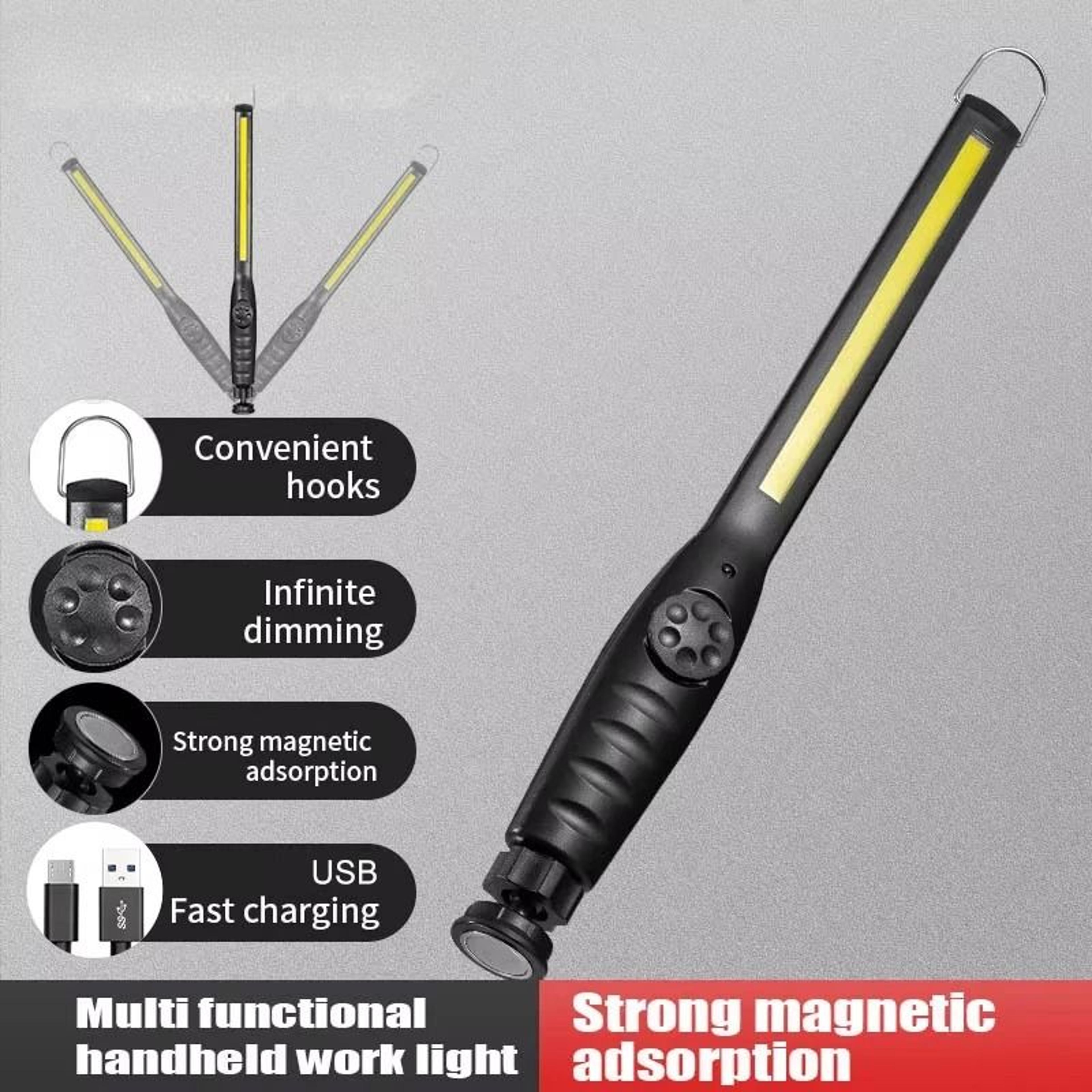 COB Portable Cordless Magnetic LED Work Light  Inspection Lamp 5