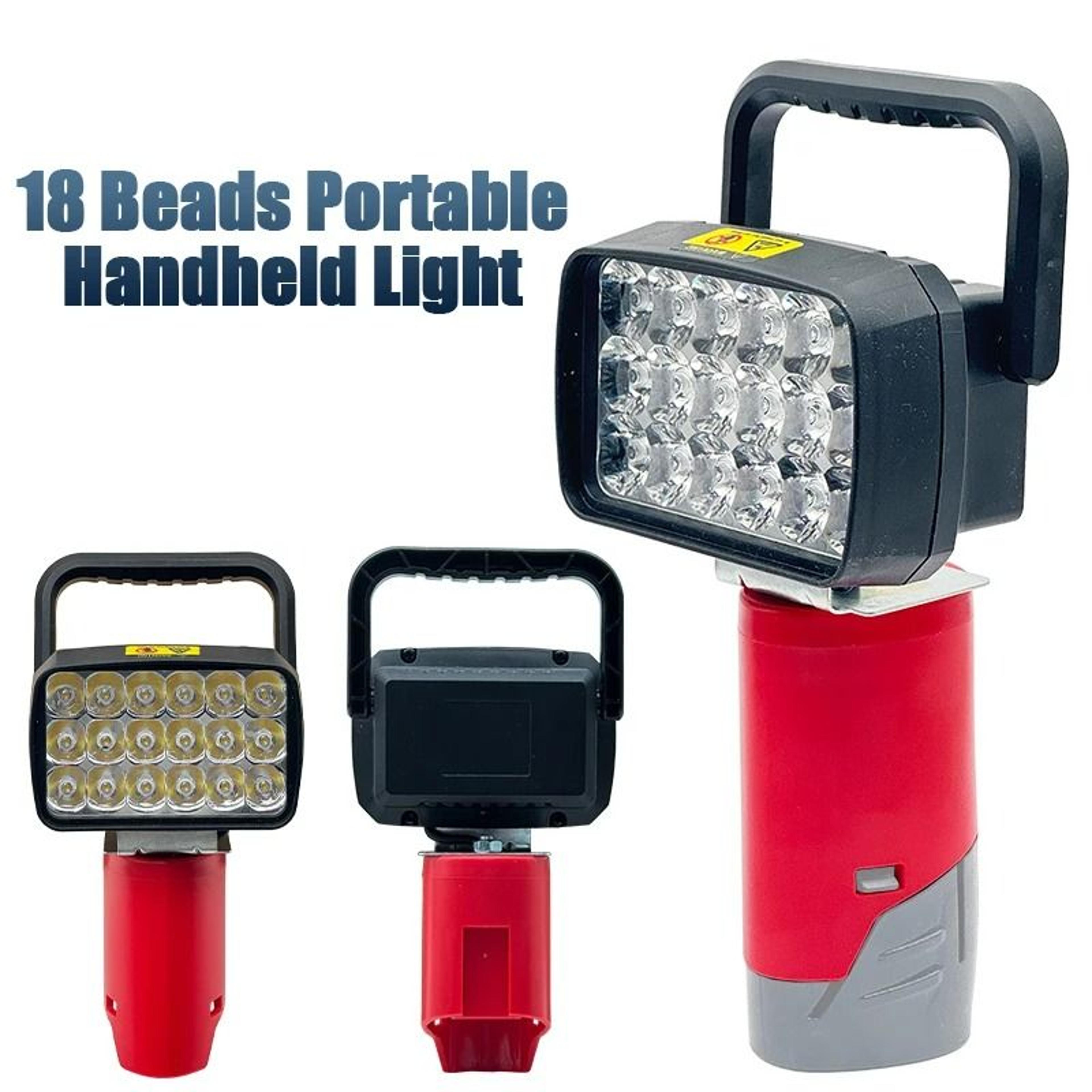 18LED Cordless Handheld Spotlight  Work Light For 12V Compact Power Tool Battery 1