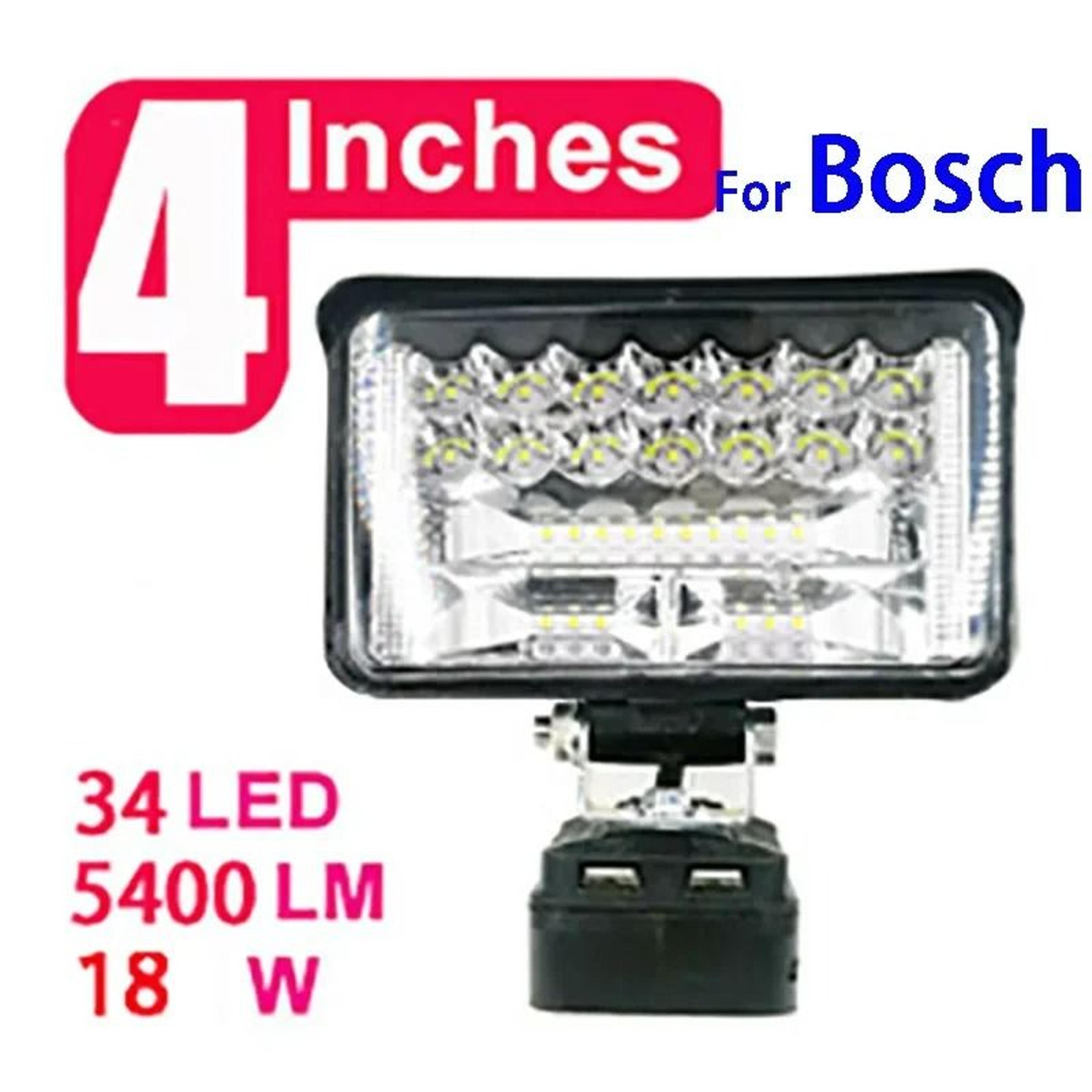 18V Tool Battery LED Work Light  USB Power Bank Adapter 4