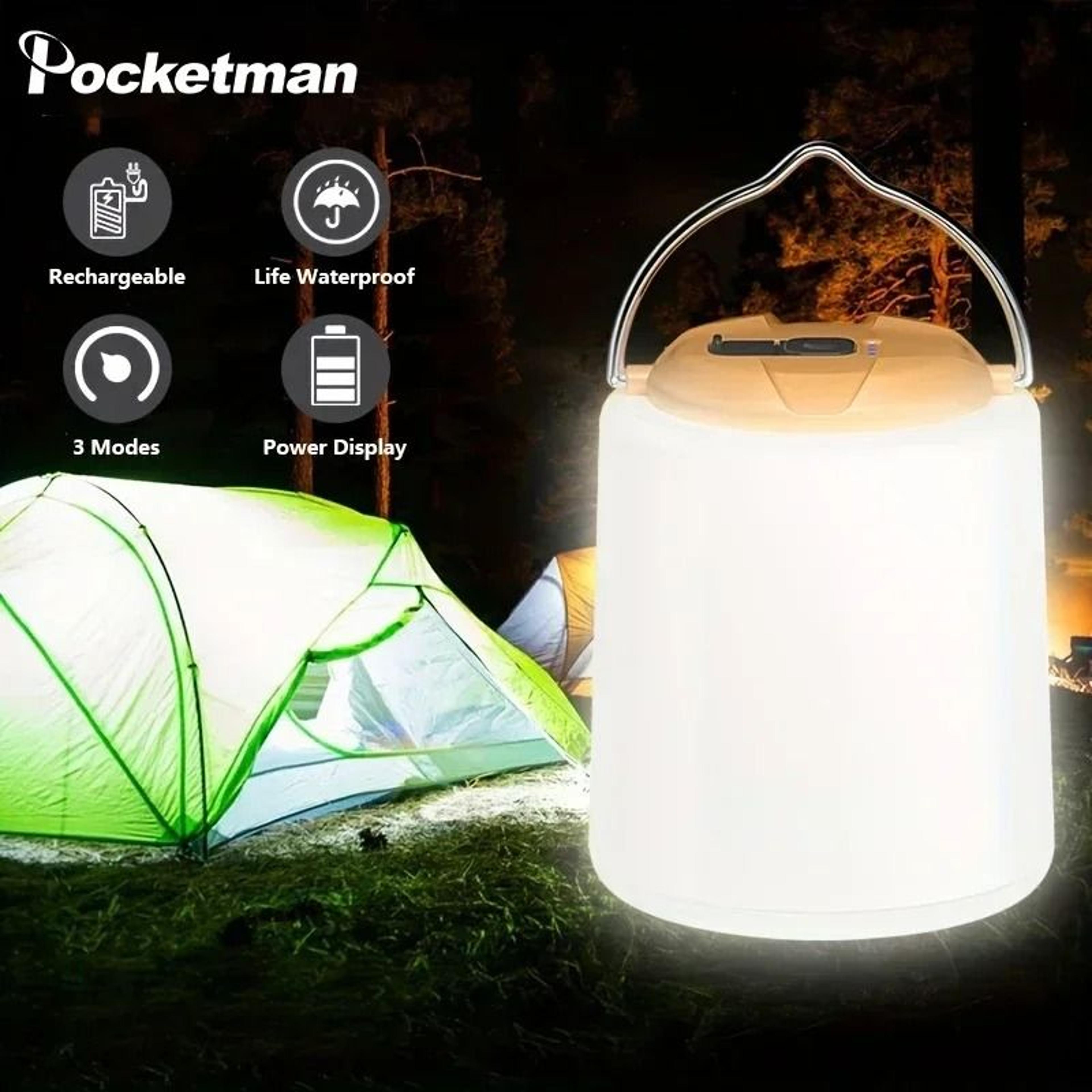 Portable USB Rechargeable Hanging Camping Light  Emergency Lantern 0
