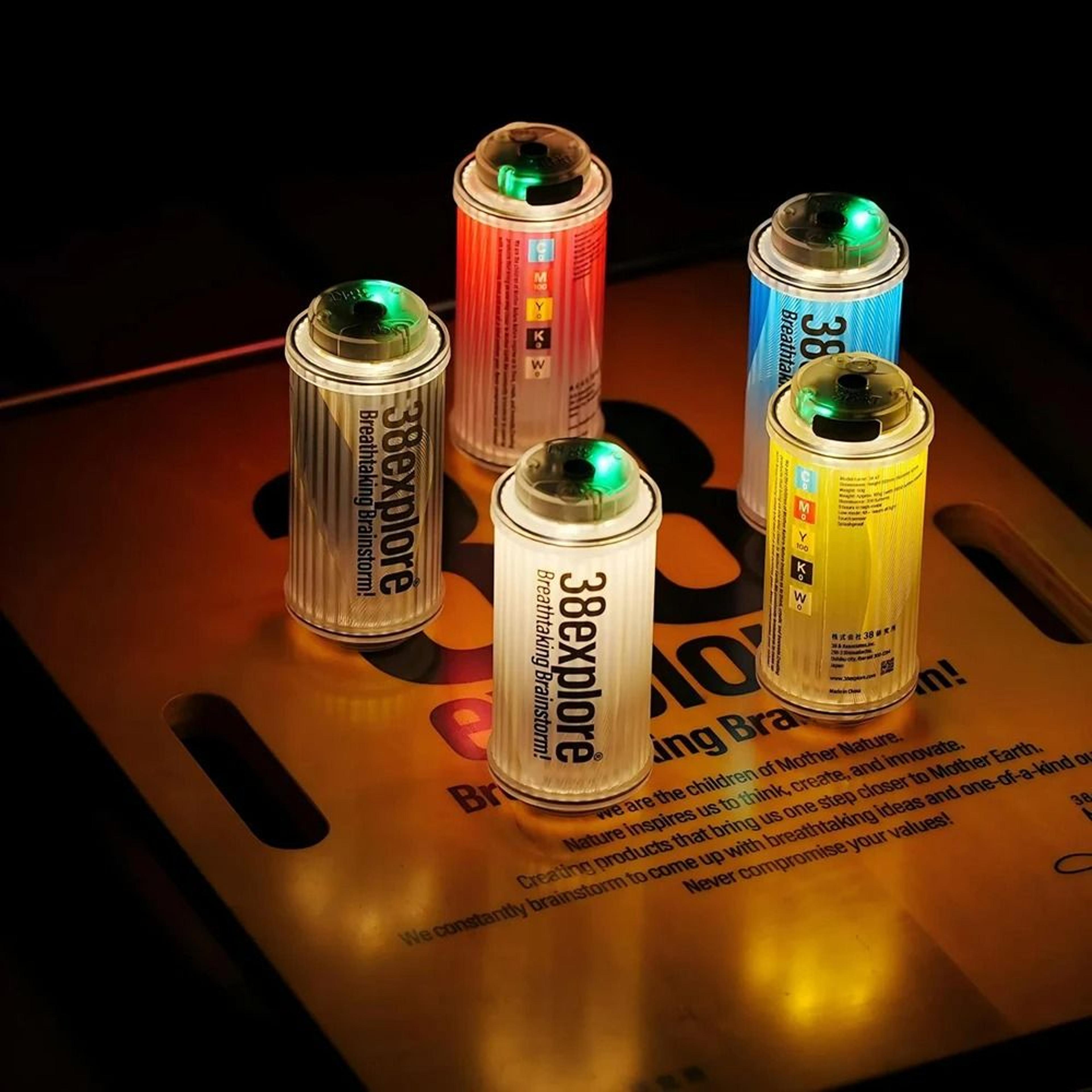 Transparent Mini LED Camping Lantern  Magnetic Flashlight 2