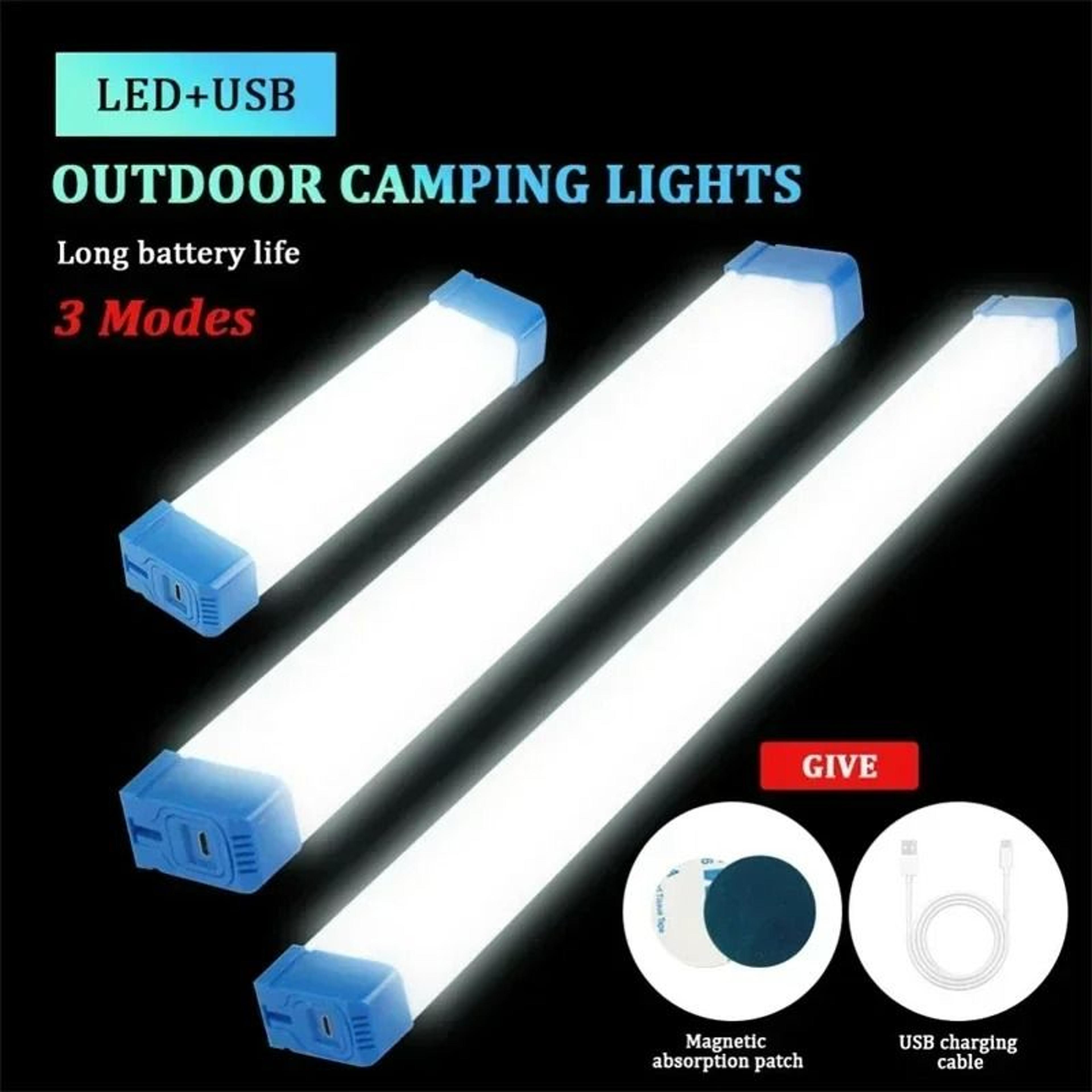 Magnetic USB Rechargeable LED Light Bar  Emergency Tube 0