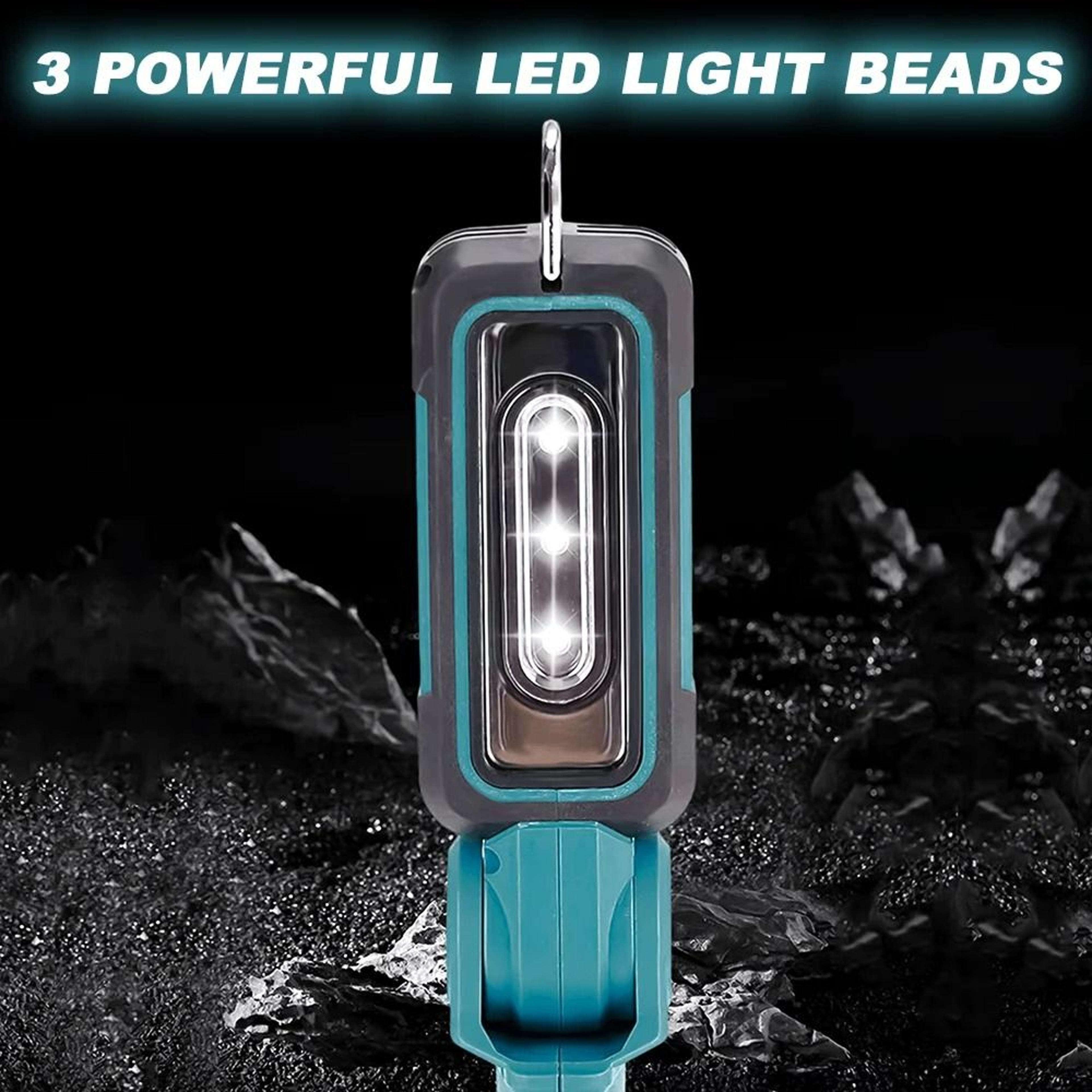21V Cordless Foldable Job Site Spotlight  Inspection Light 4