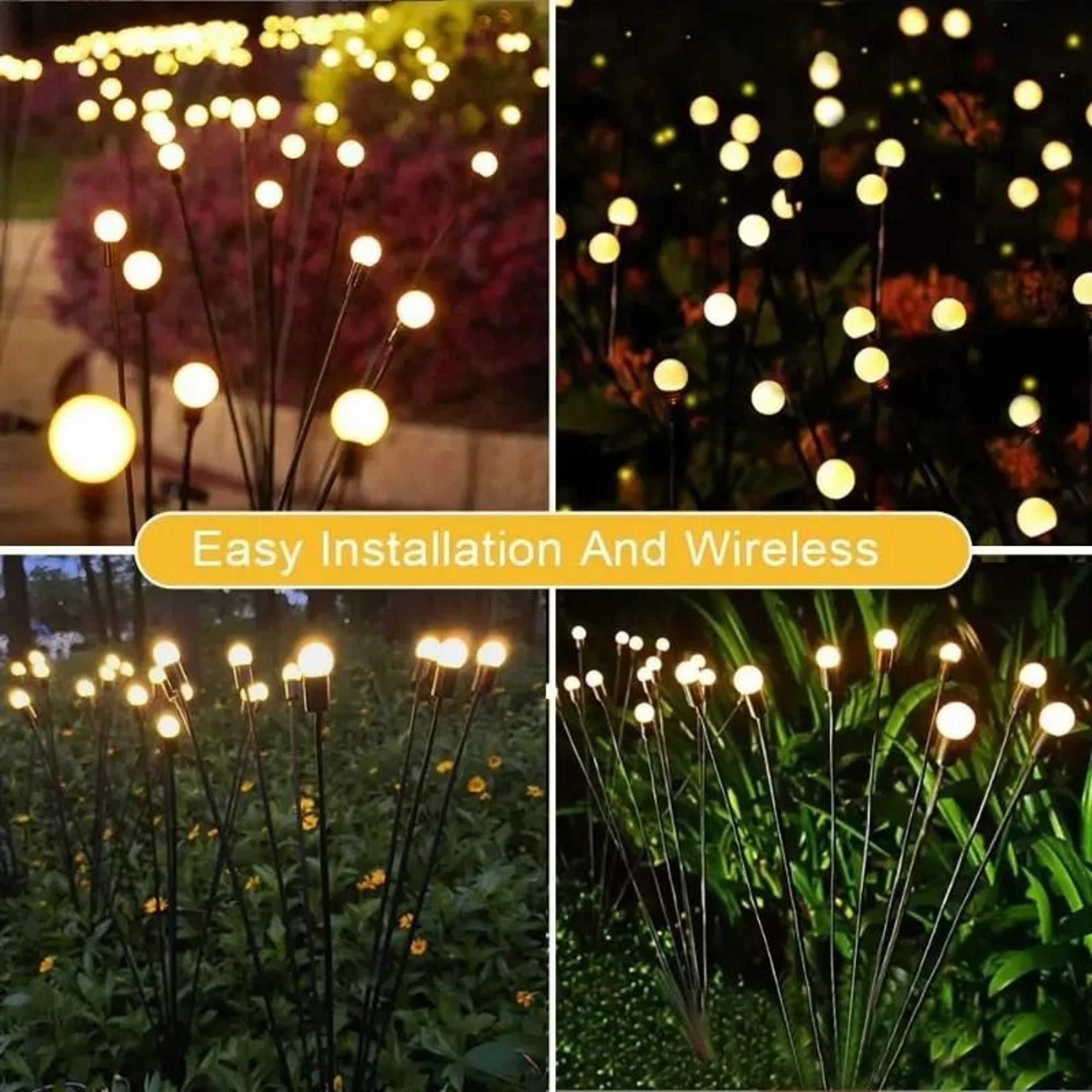 Solar Firefly Light String  Swaying Lawn Stake Light 1