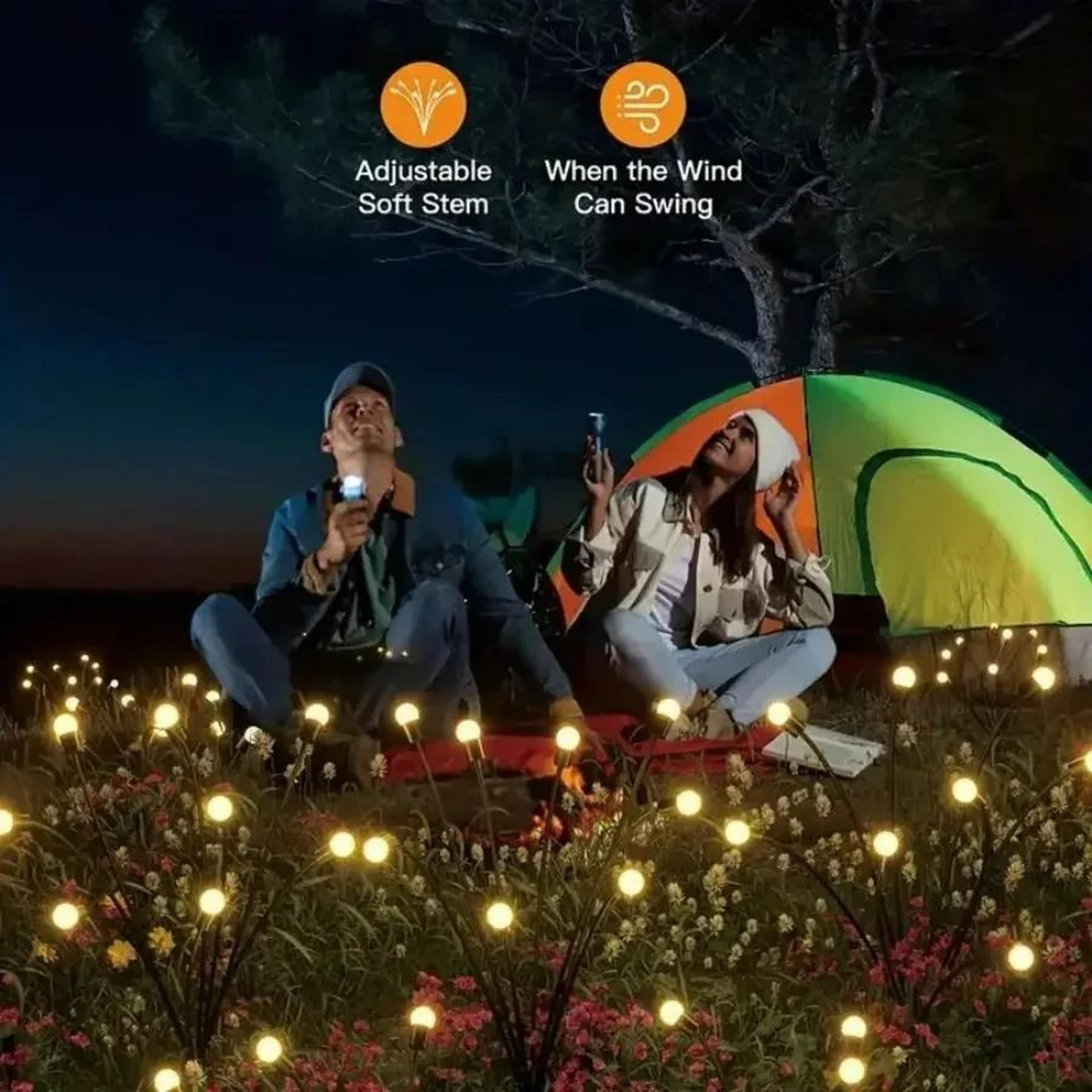 LED Solar Garden Firefly Lights  Outdoor Pathway Accent Decor 4
