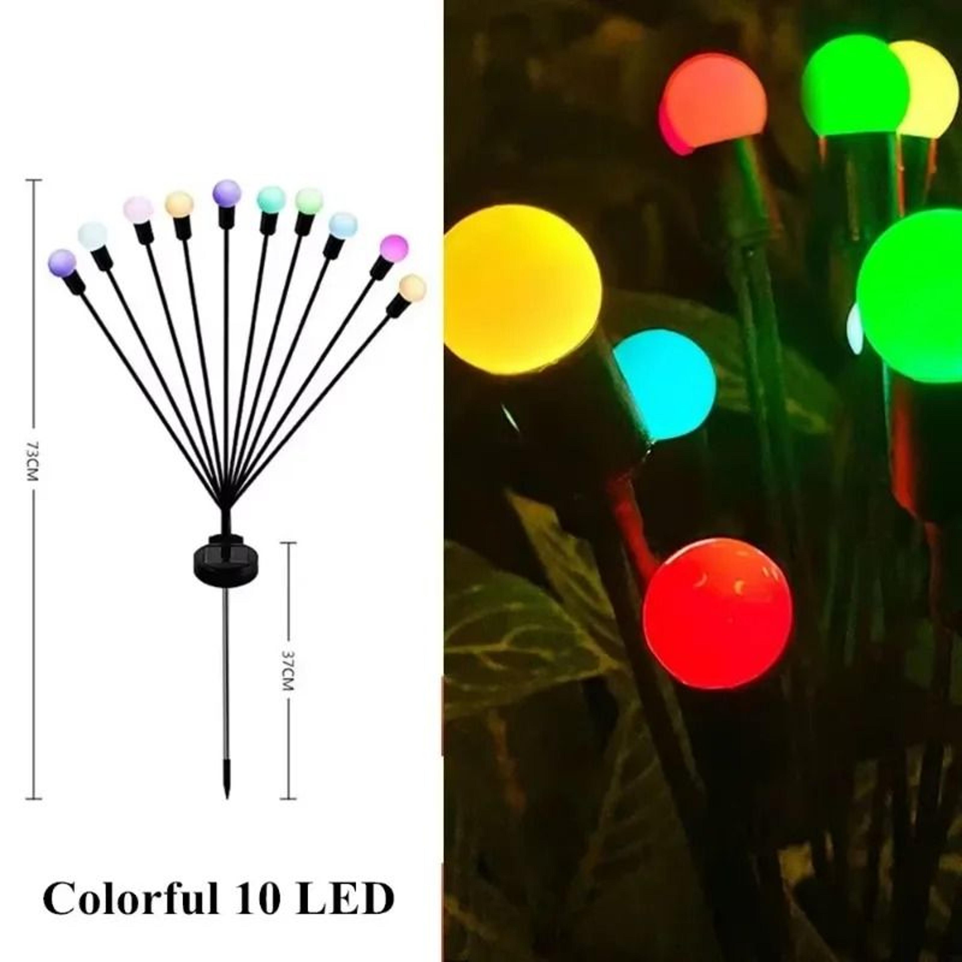 WindDriven Solar Firefly Ground Plug Light  Outdoor Landscape Lamp 7