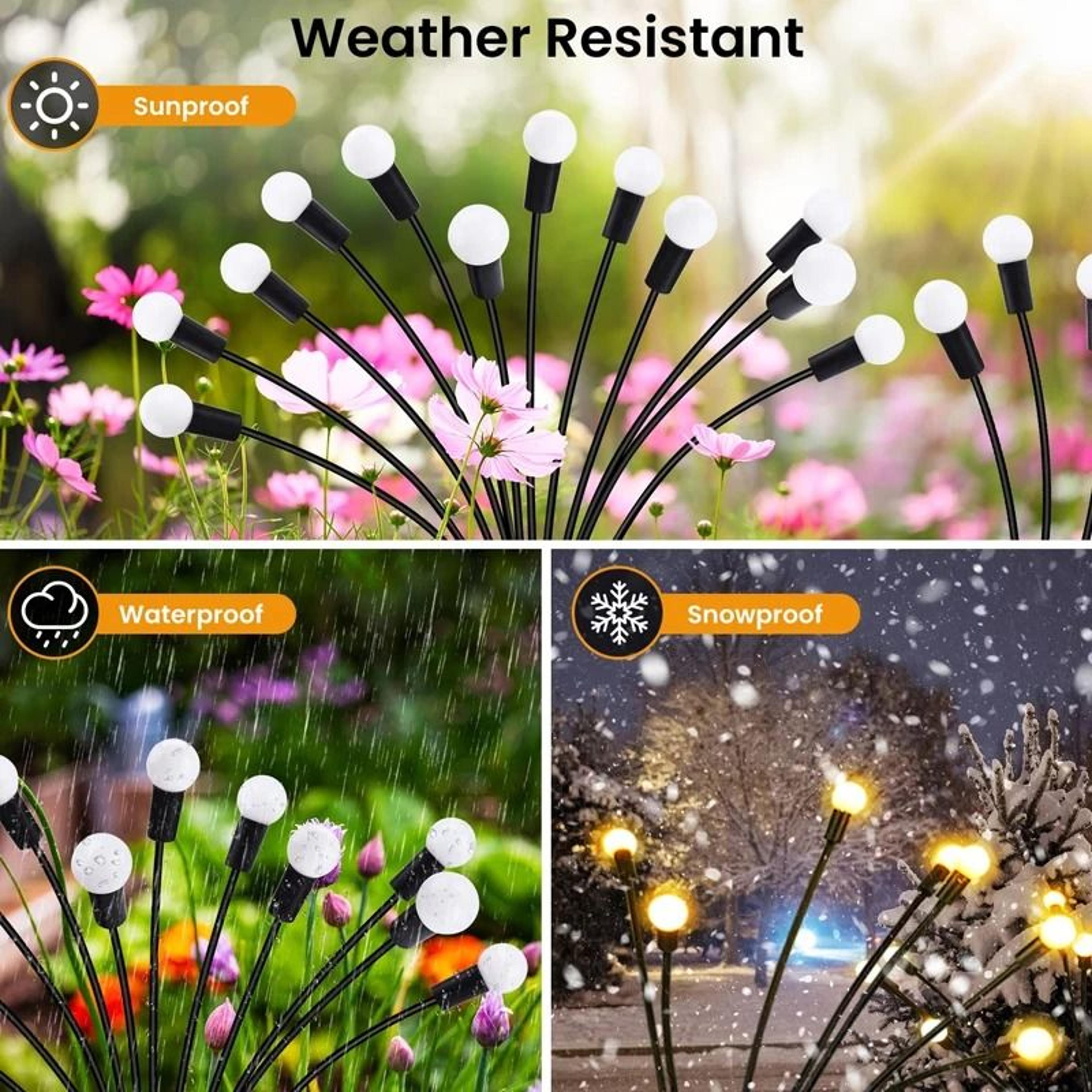 Solar Firefly Lights  Outdoor Waterproof Landscape Accent 1