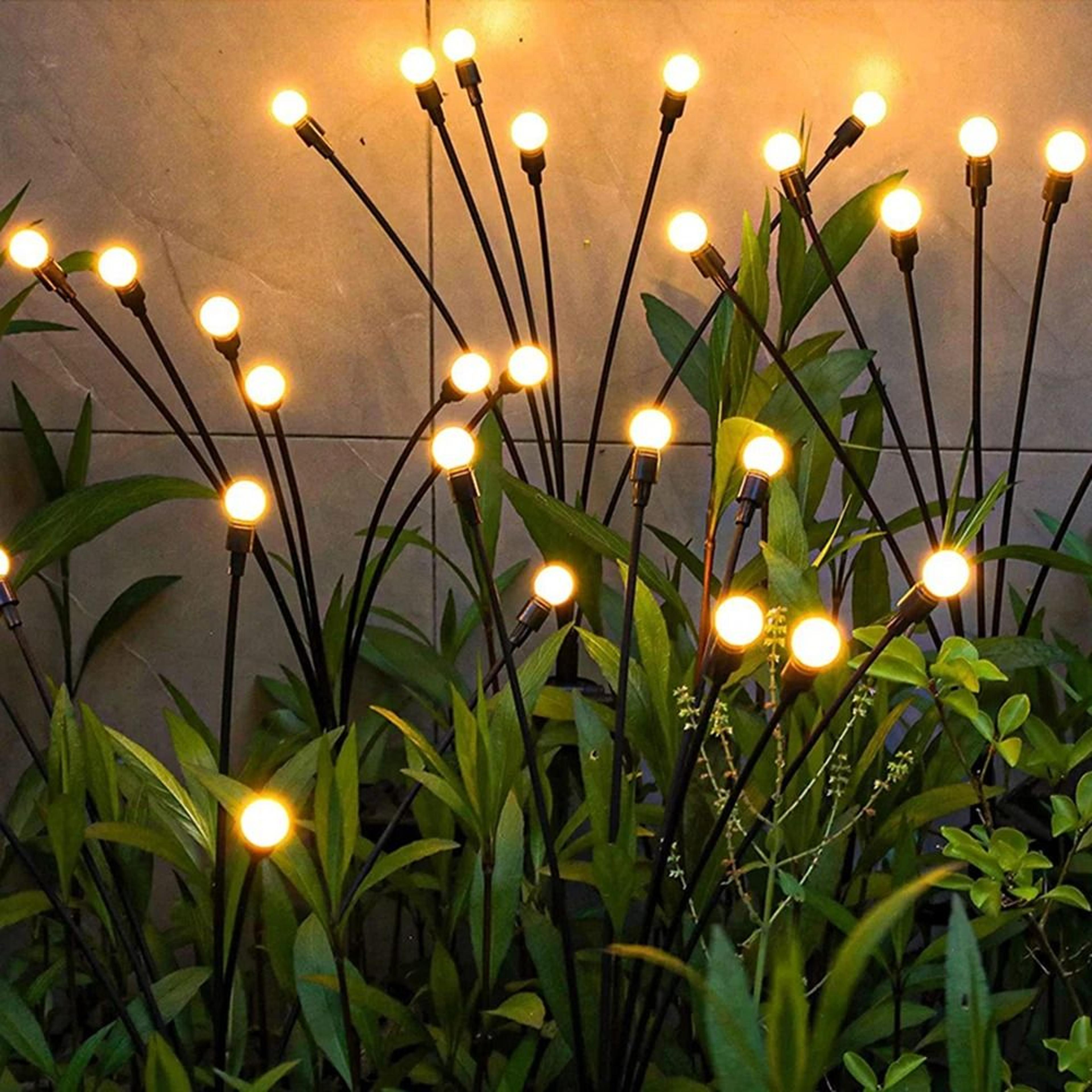 Solar LED Firefly String  Fairy Pathway Lights  Landscape Garland Accent 0