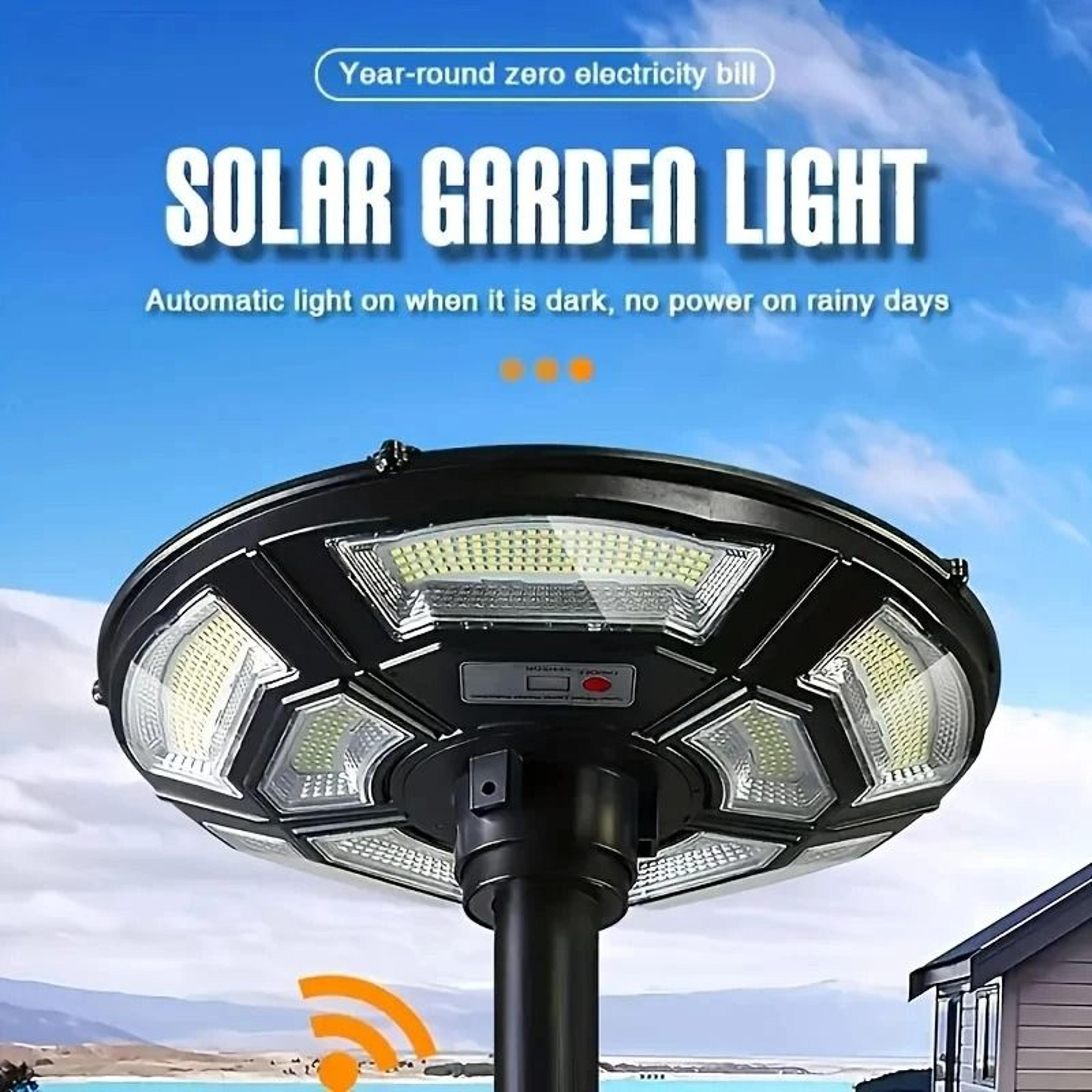 UFO Solar Powered Motion Sensor Courtyard Light 2