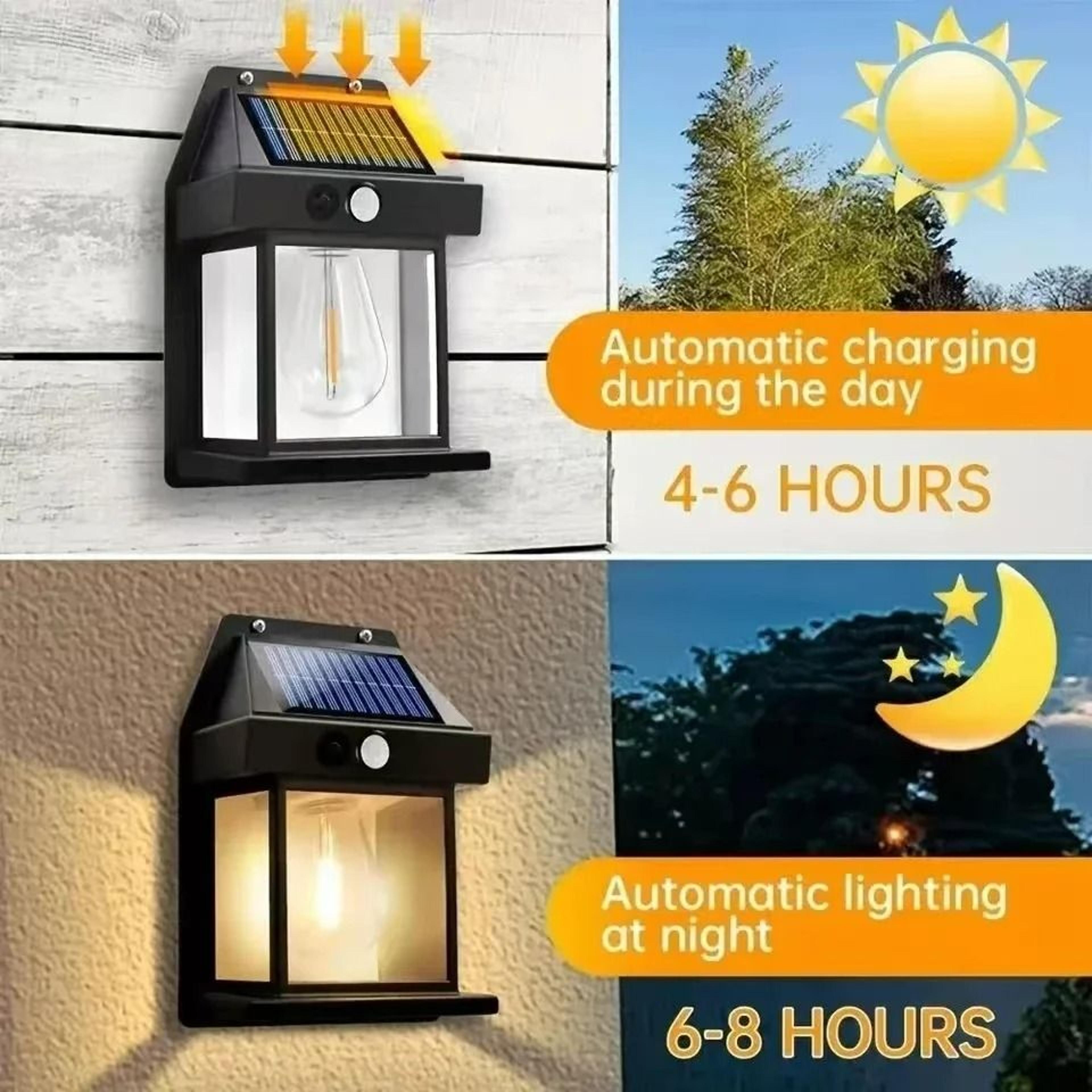 Powerful Outdoor Solar LED Security Wall Lamp 3