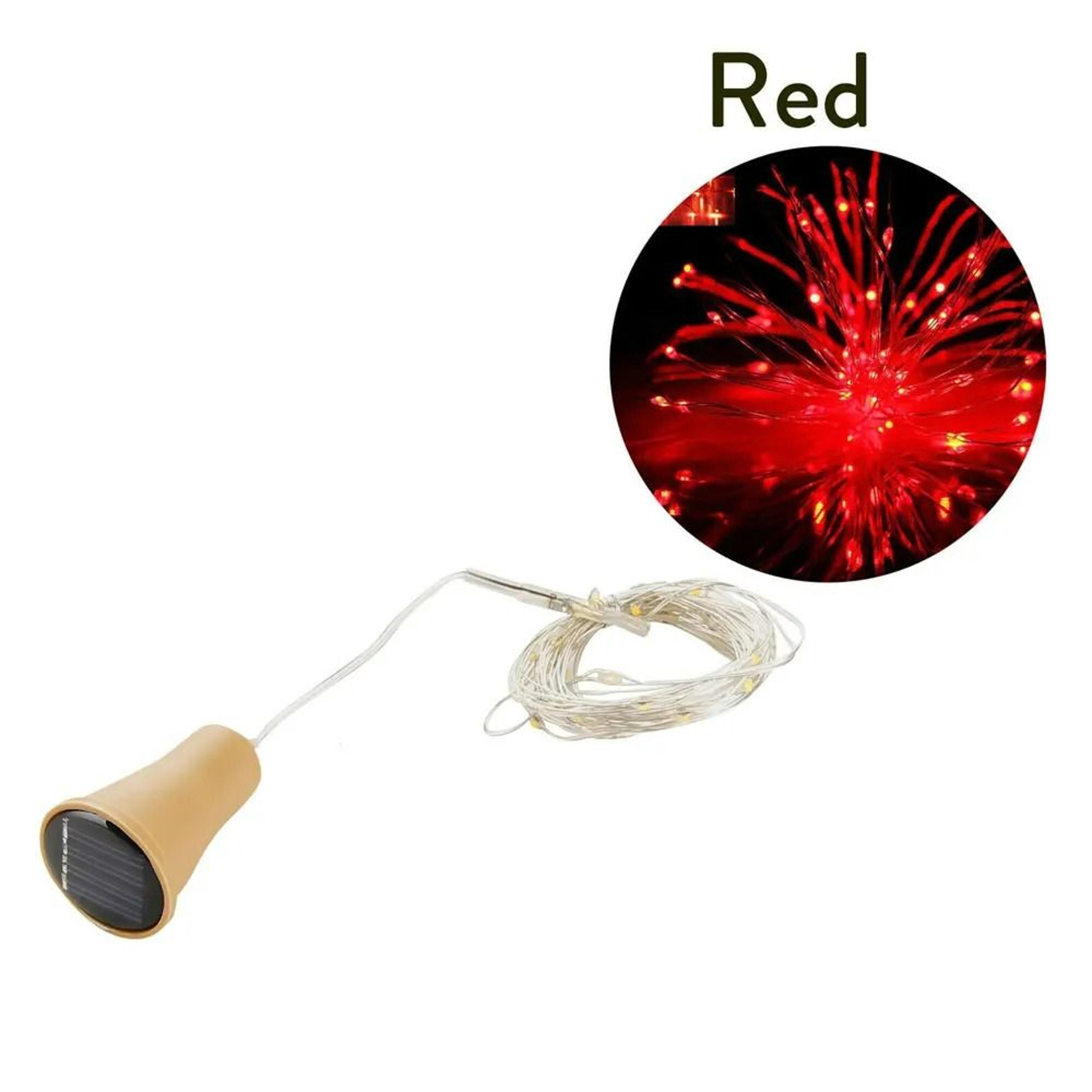 Solar Powered Wine Bottle Cork Light Strings 8