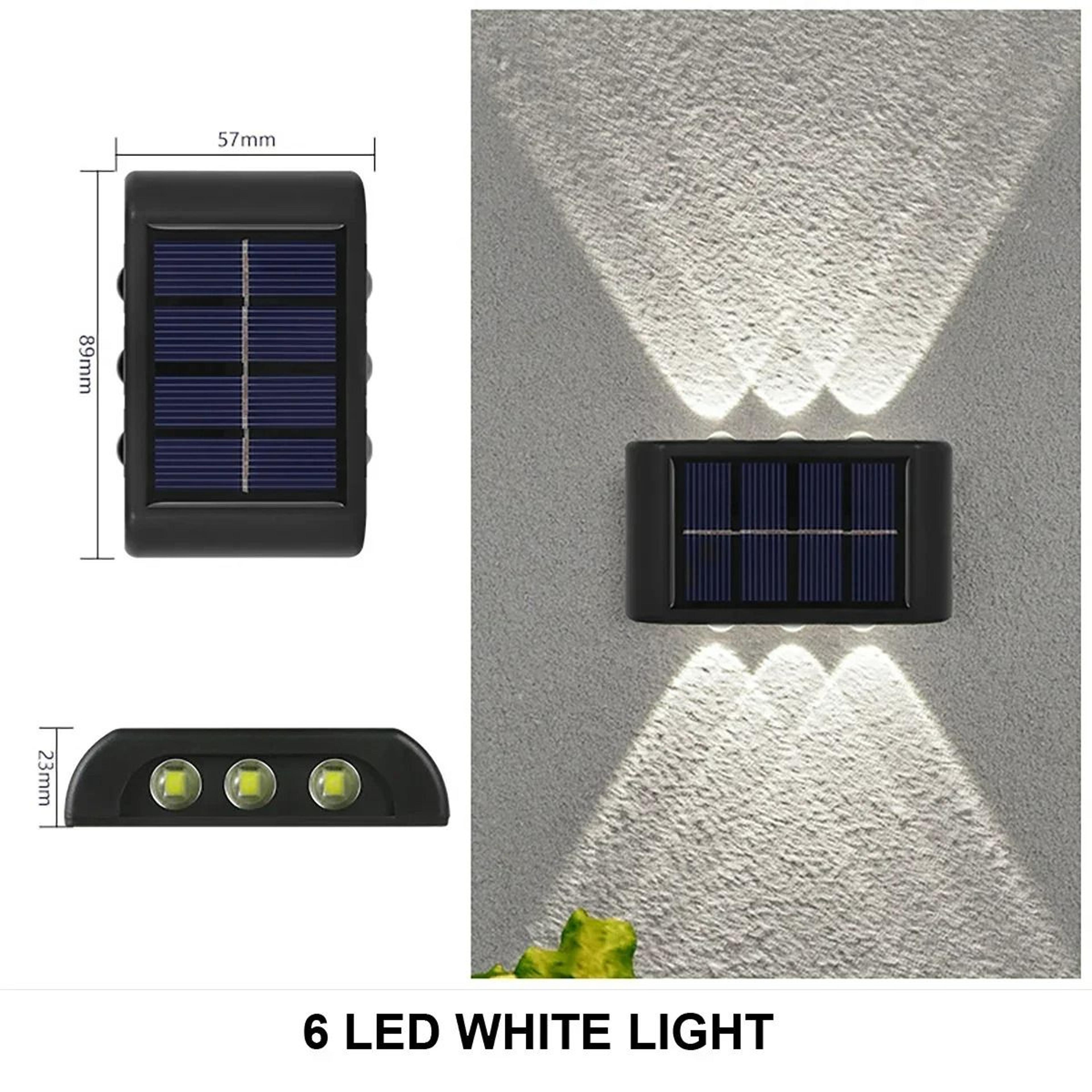 Solar Up  Down DualBeam LED Wall Lights 11