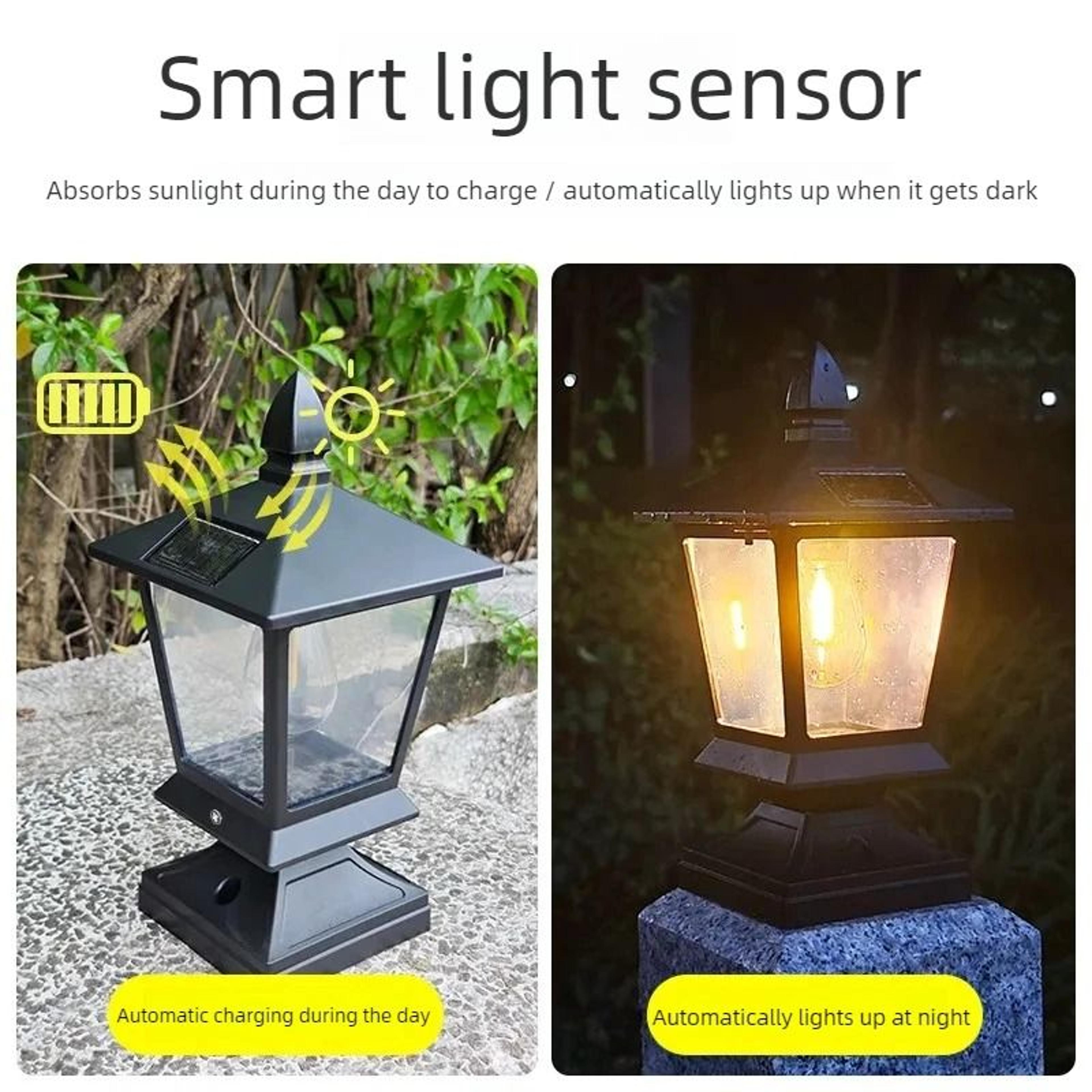 Solar HouseShaped Outdoor Courtyard Pathway Light 3