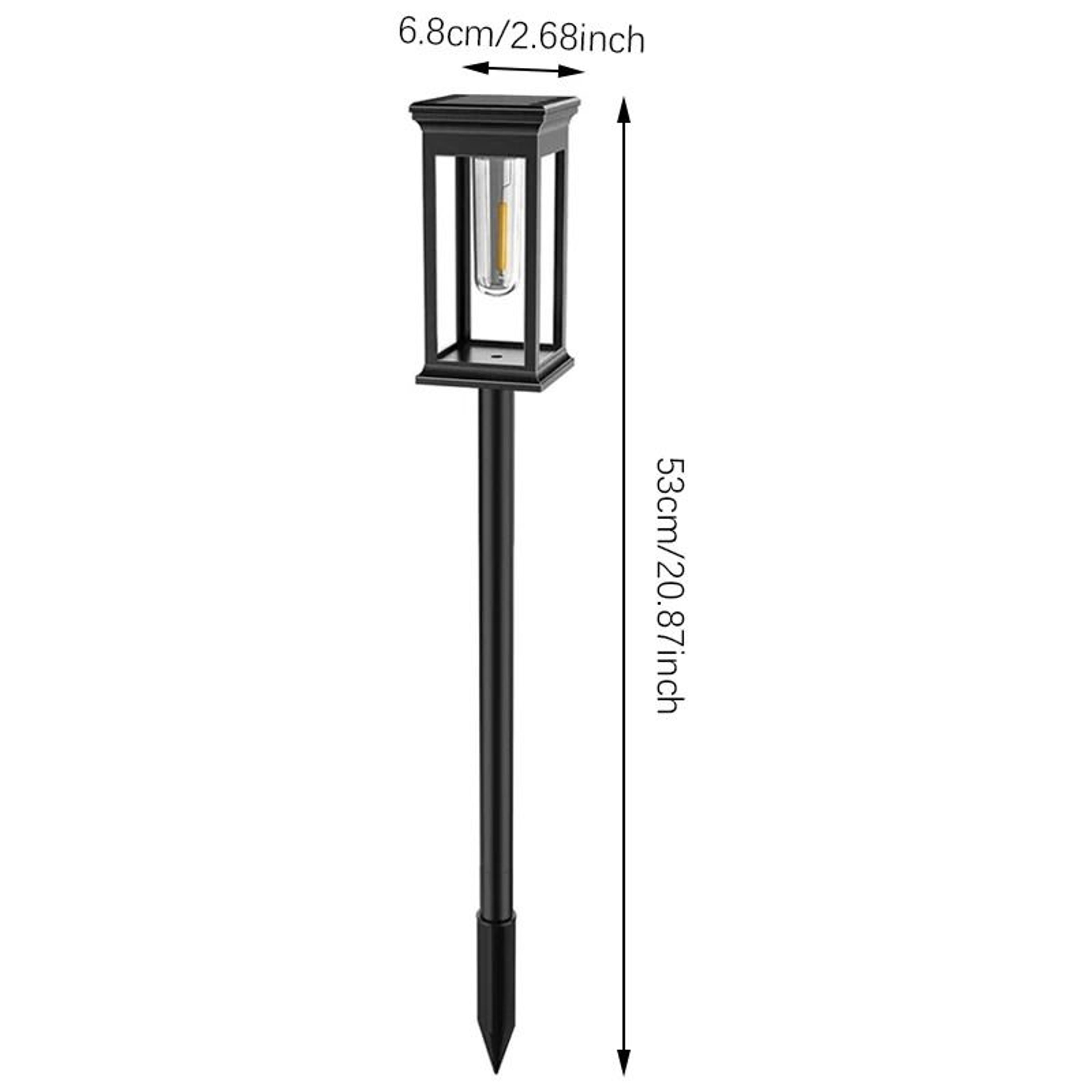 2Pack Solar Outdoor Landscape Path Lights 3