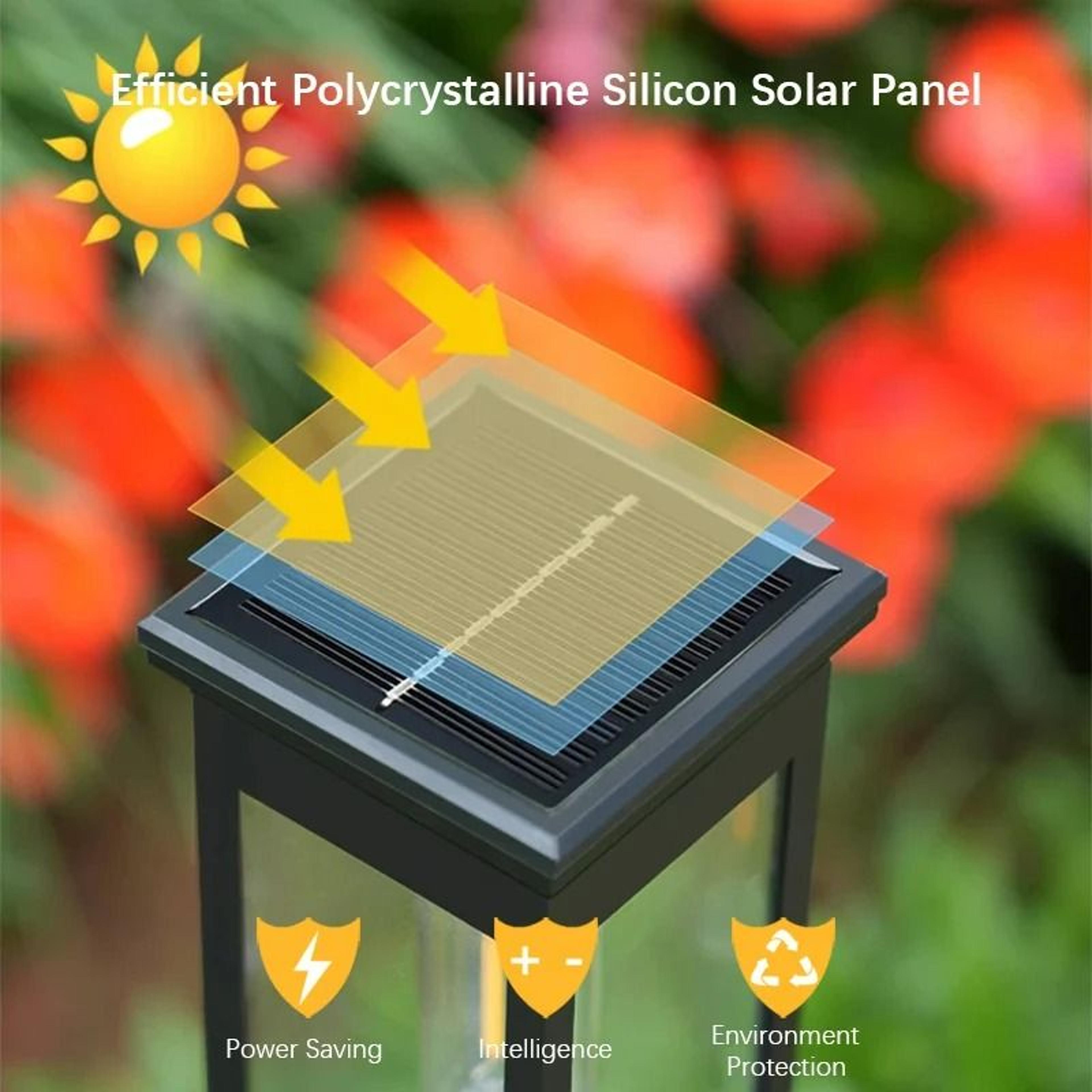 2Pack Solar Outdoor Landscape Path Lights 4
