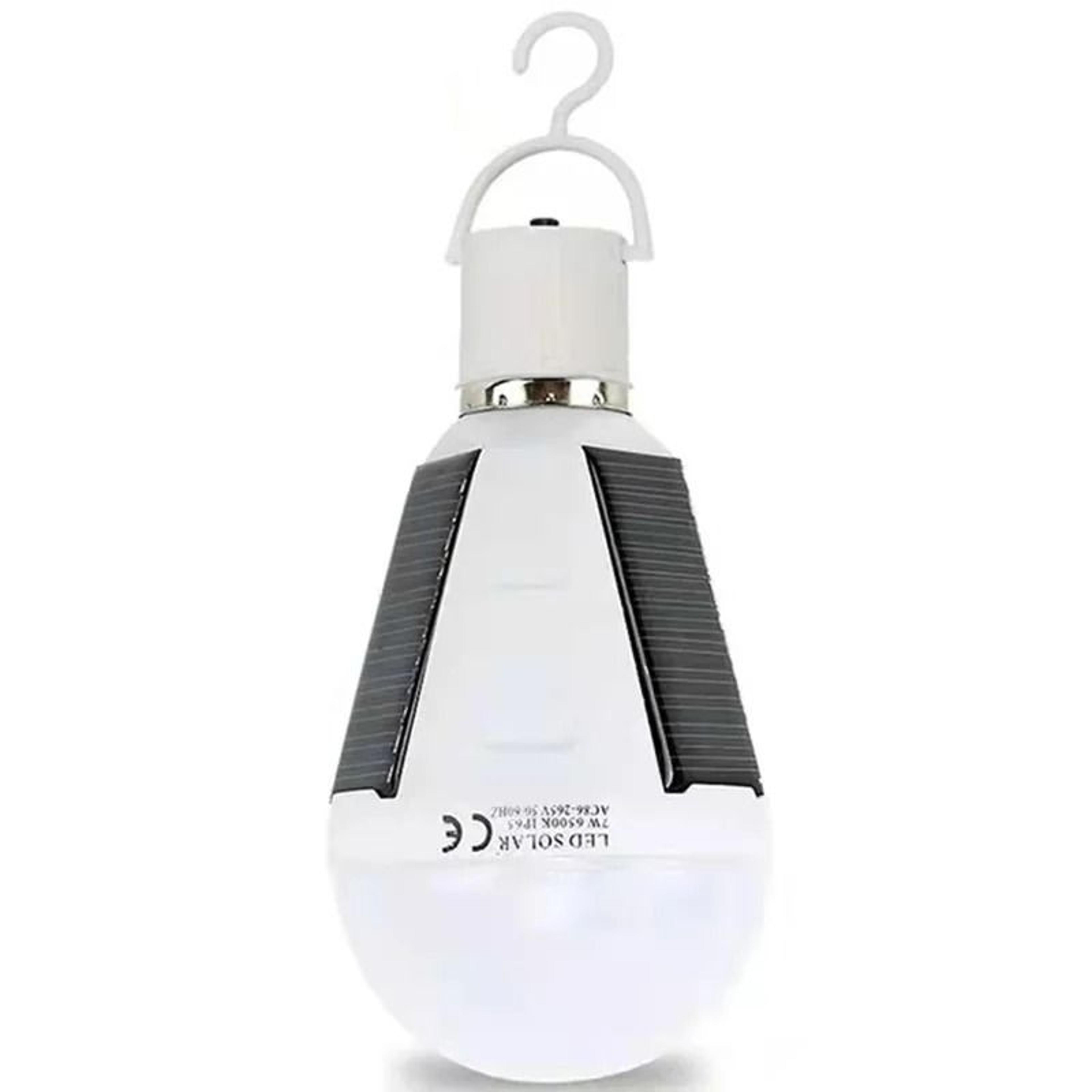 E27 Rechargeable Solar LED Emergency Bulb Light 0
