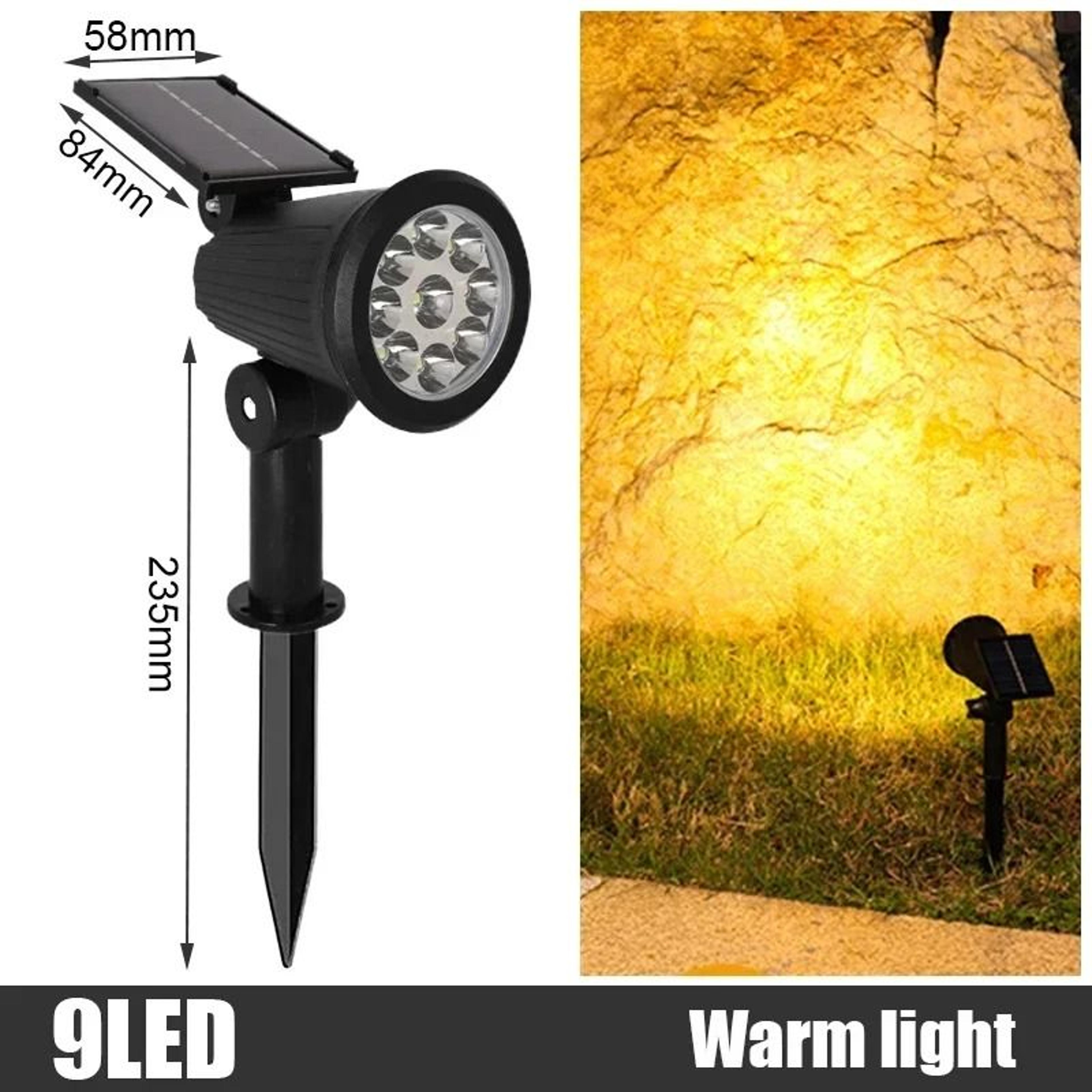 Solar Powered 9LED Adjustable Outdoor Landscape Spotlight 5