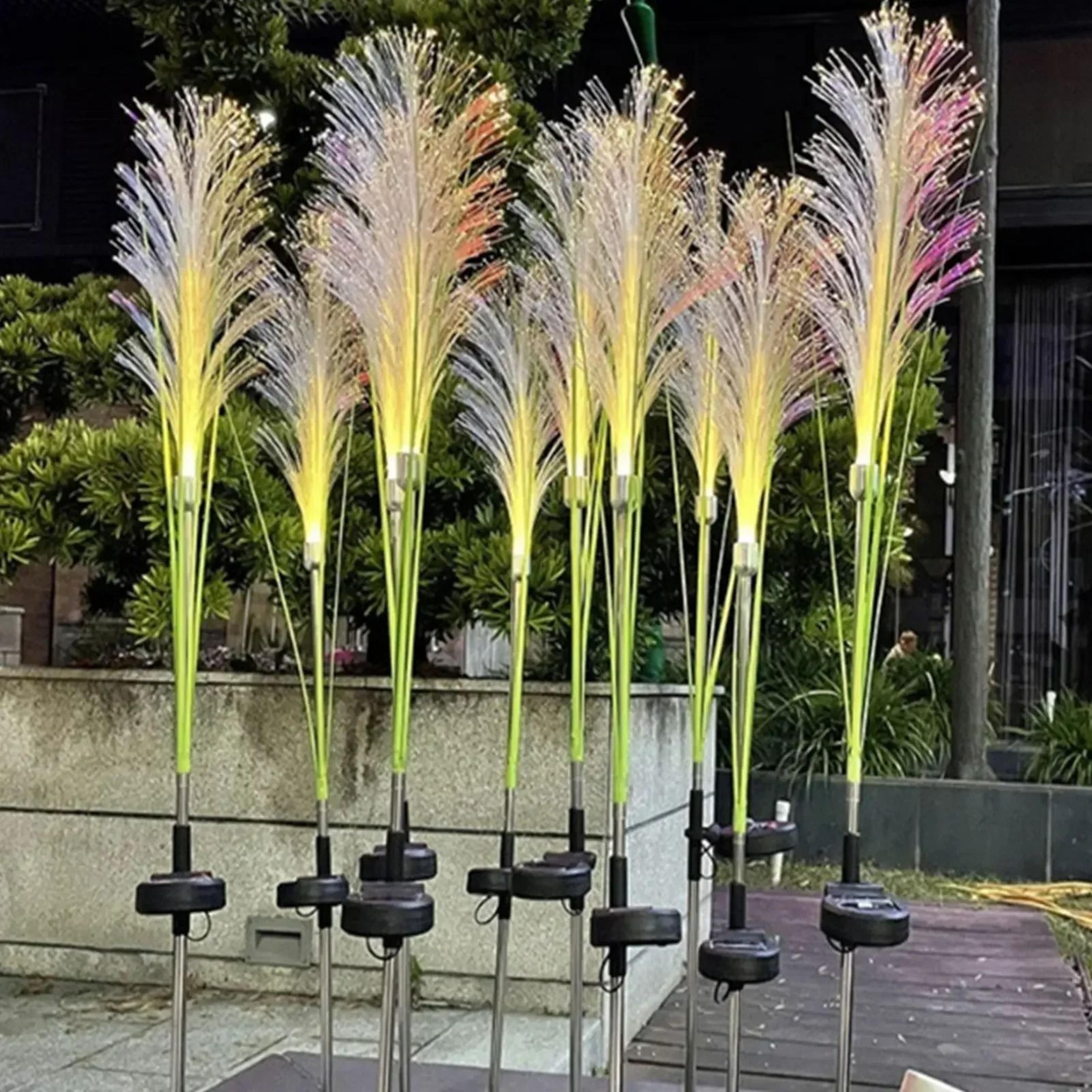 Solar Outdoor Reed Garden Stake Light 3