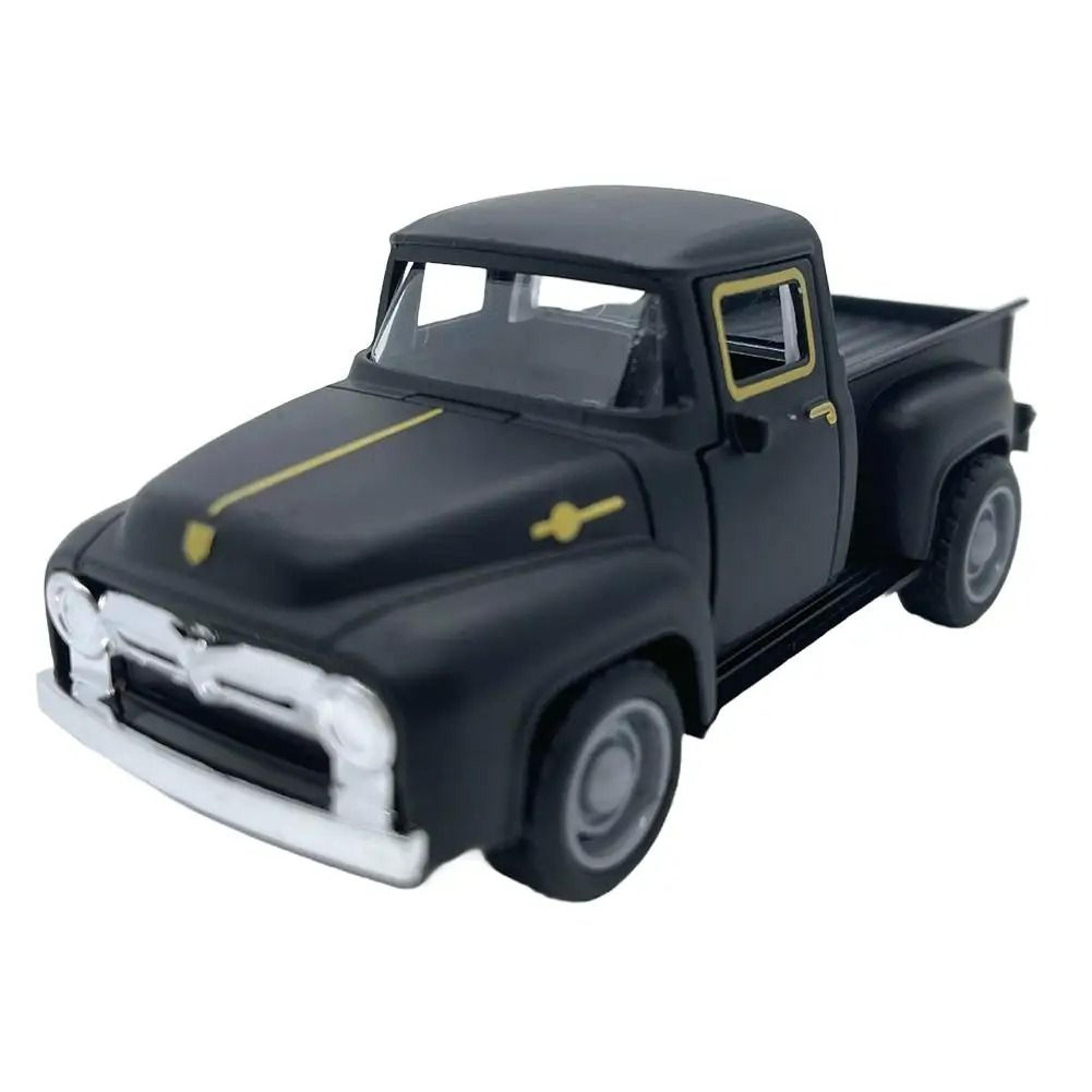 Vintage Alloy Red Metal Truck PullBack Diecast Model 7