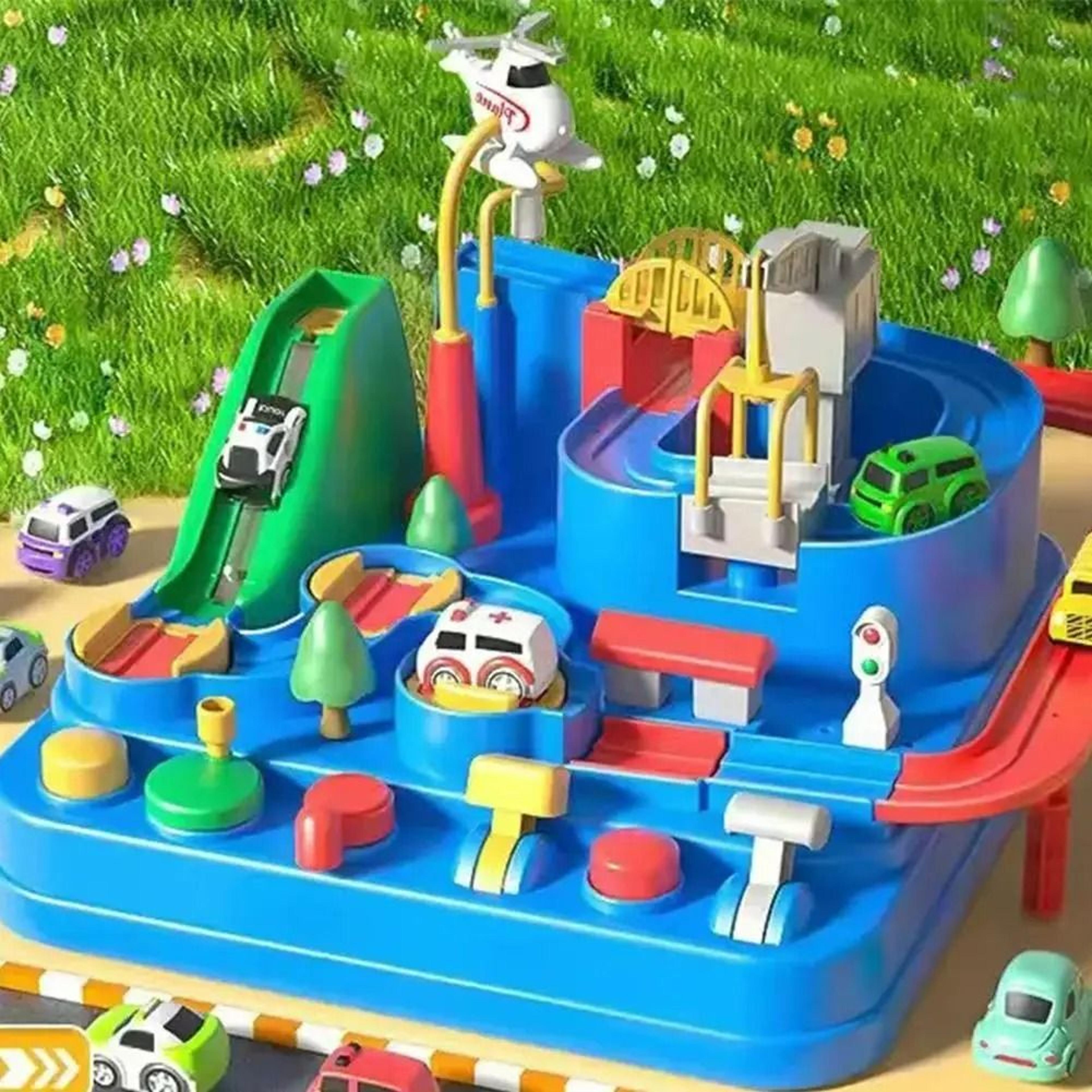 Interactive Adventure Rail Car Track Set 0