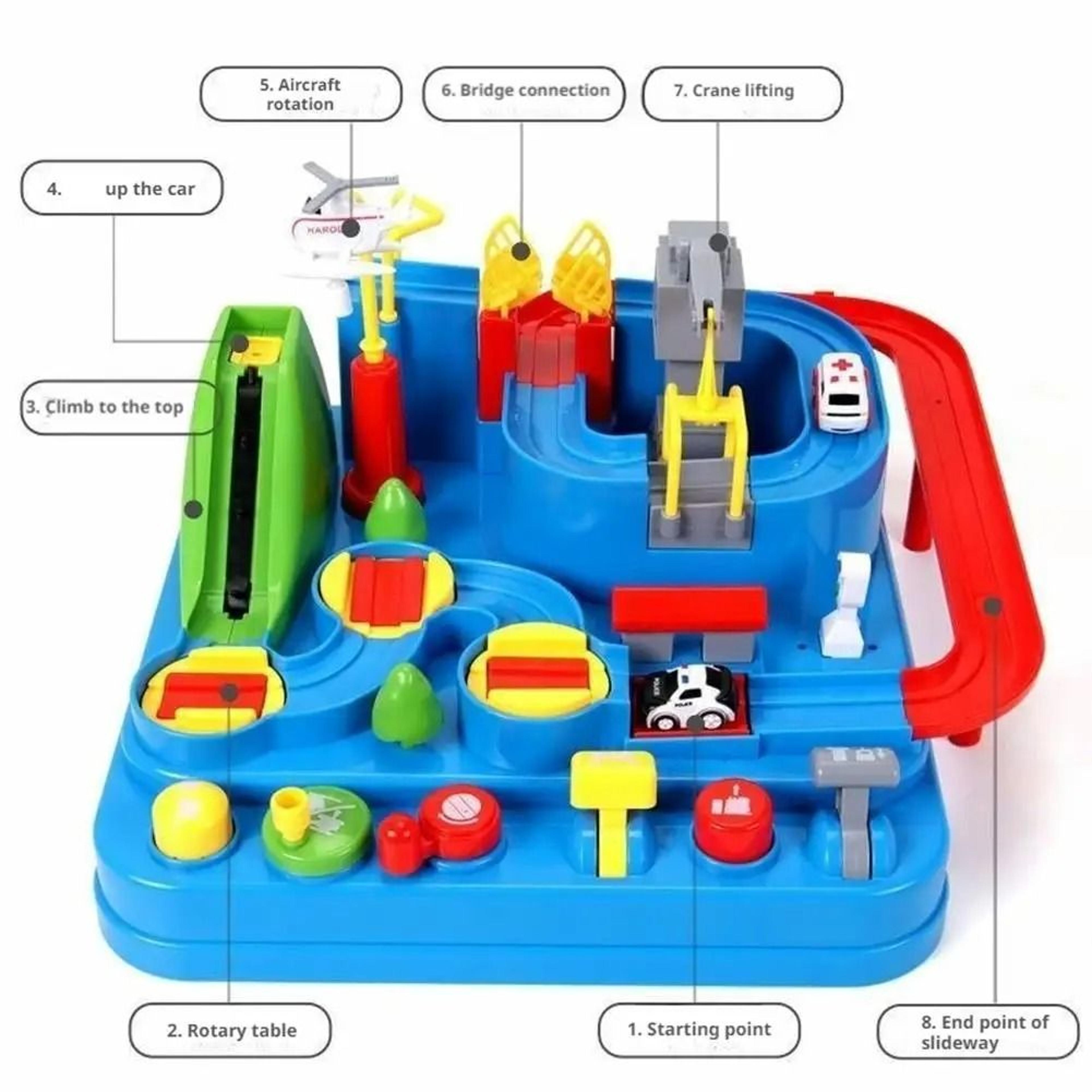 Interactive Adventure Rail Car Track Set 5