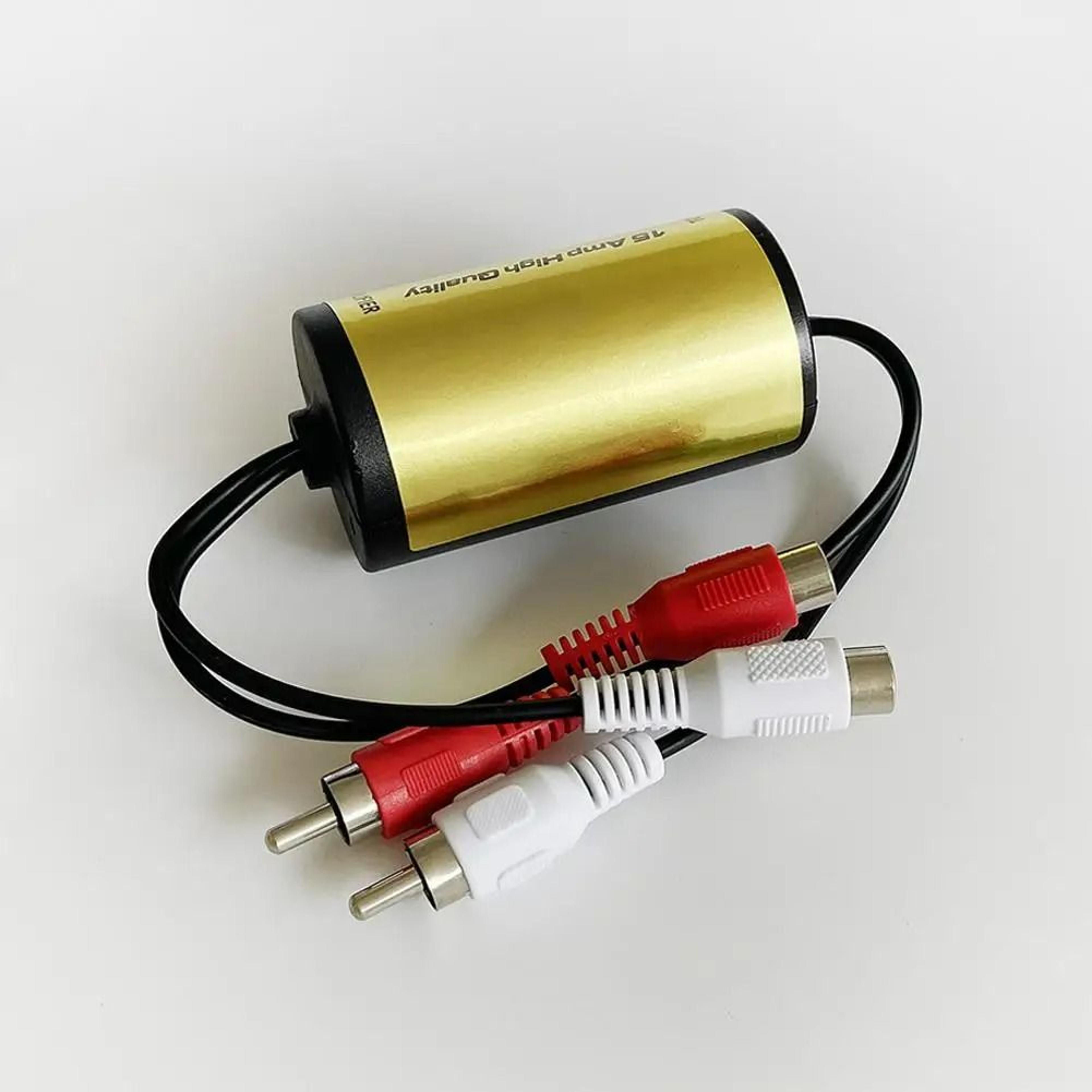 RCA Ground Loop Isolator Noise Filter For Car And Home Stereo 5
