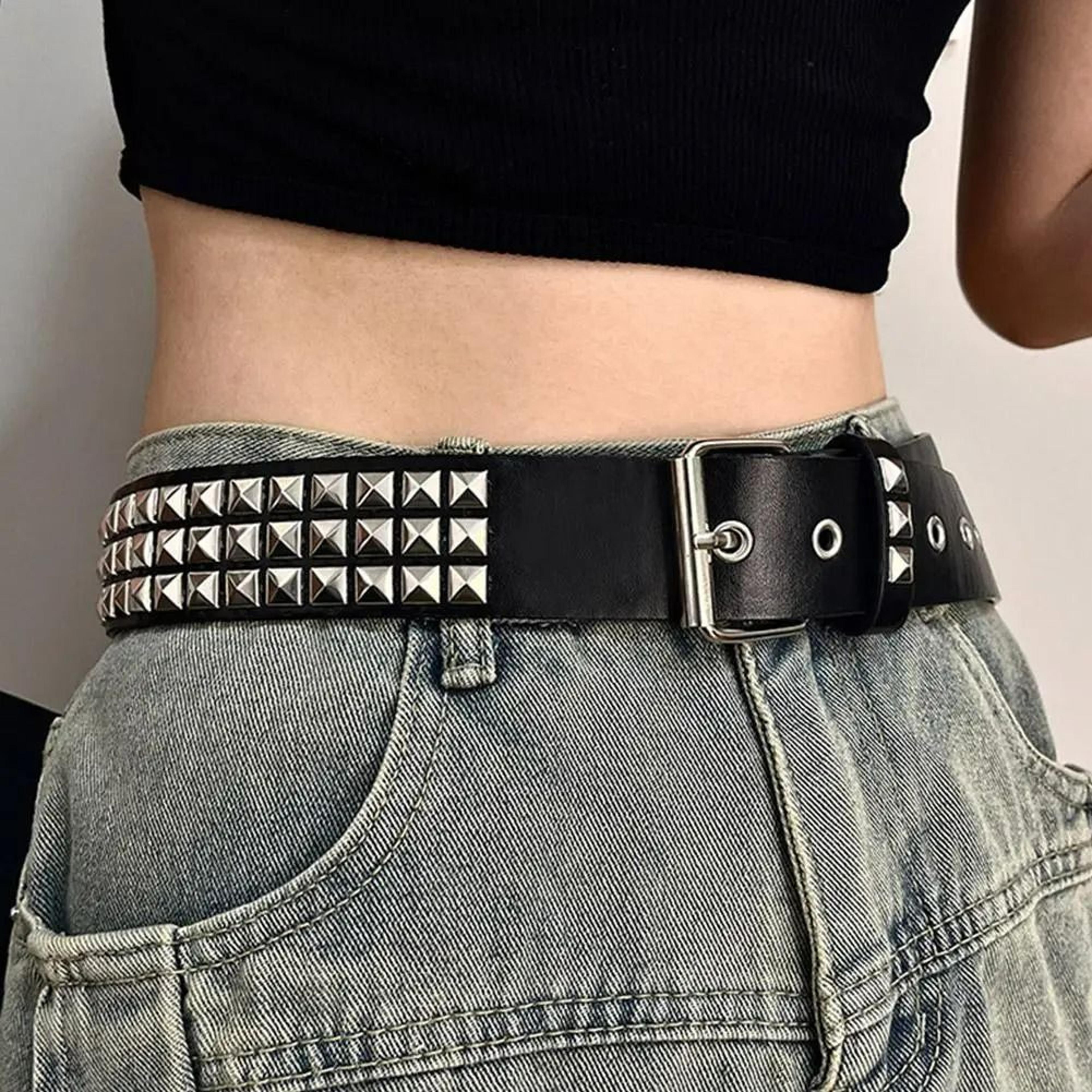 Punk Rock Rivet Studded Belt With Pin Buckle 4