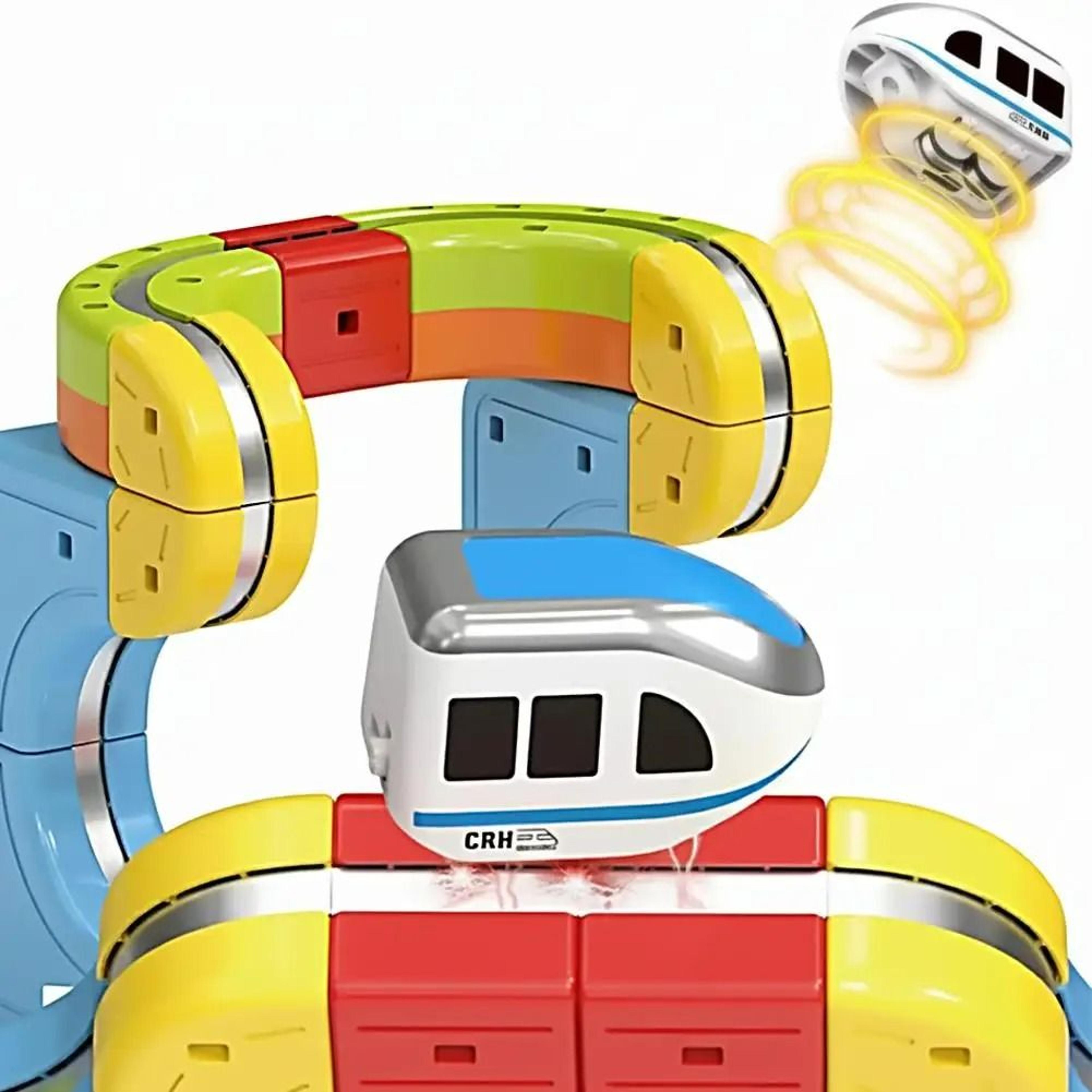 DIY 3D Magnetic Levitation Train Track Set For Kids 6