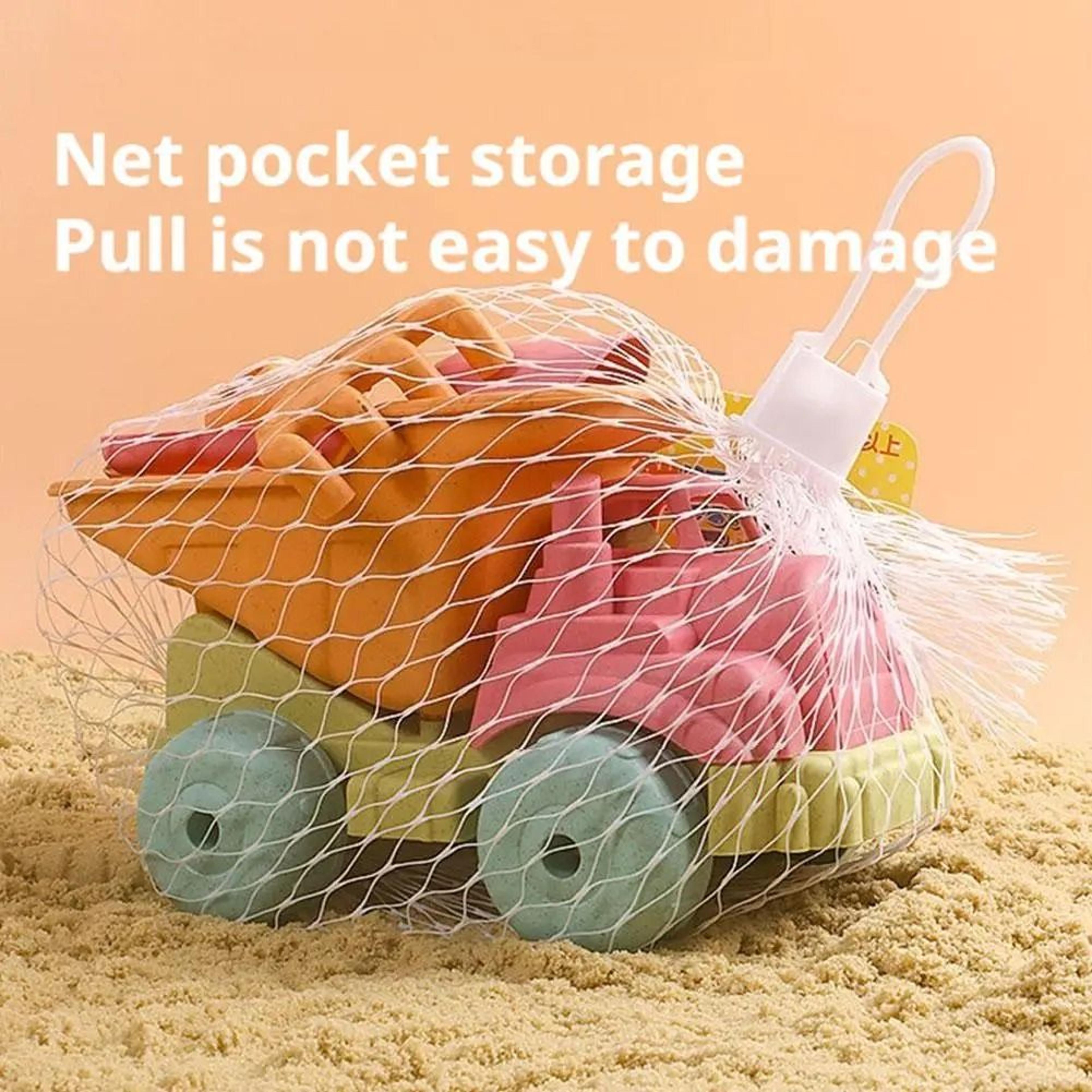 Kids Outdoor Beach Sand Mold And Tool Play Set 5