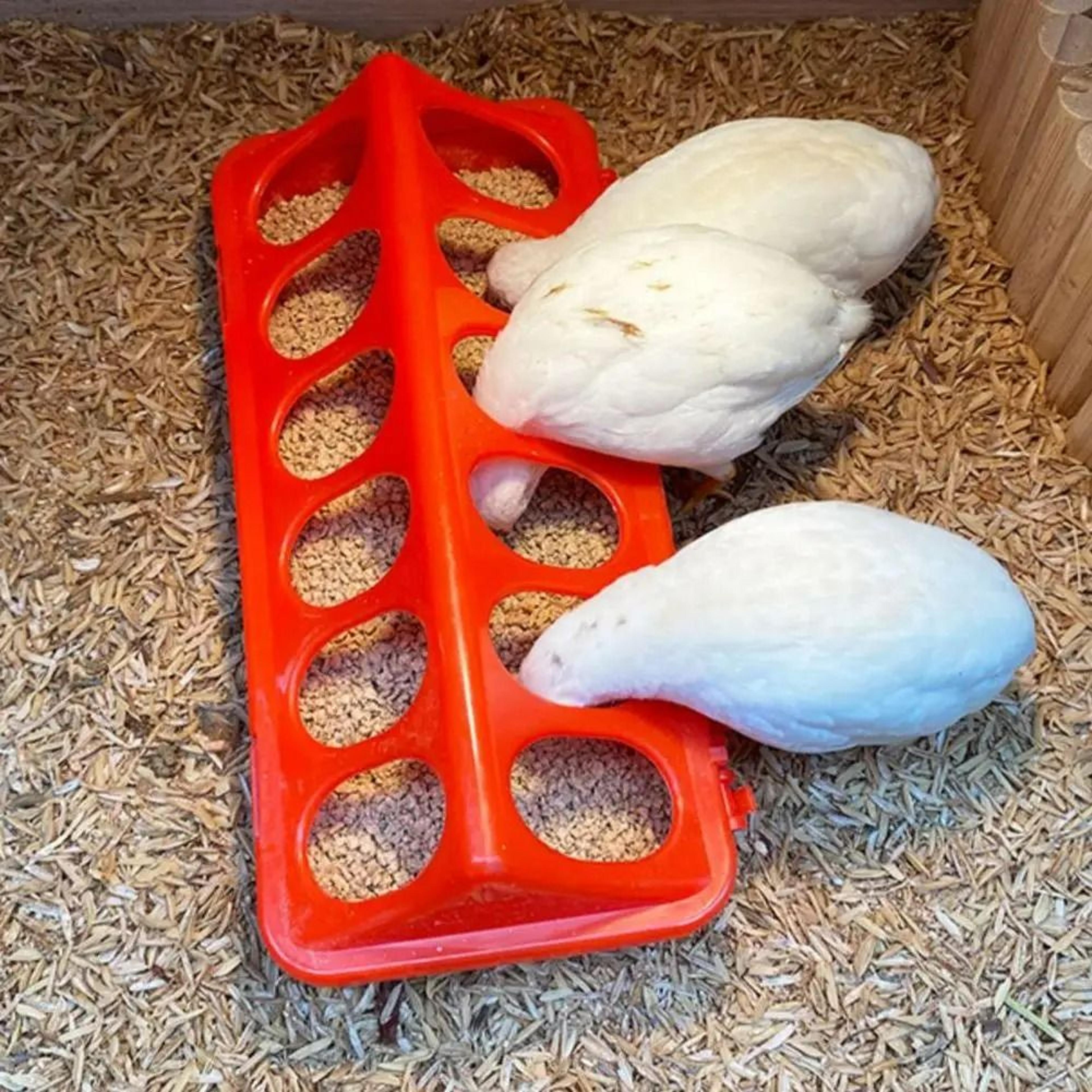 FlipTop Ground Poultry Feeder Trough 3