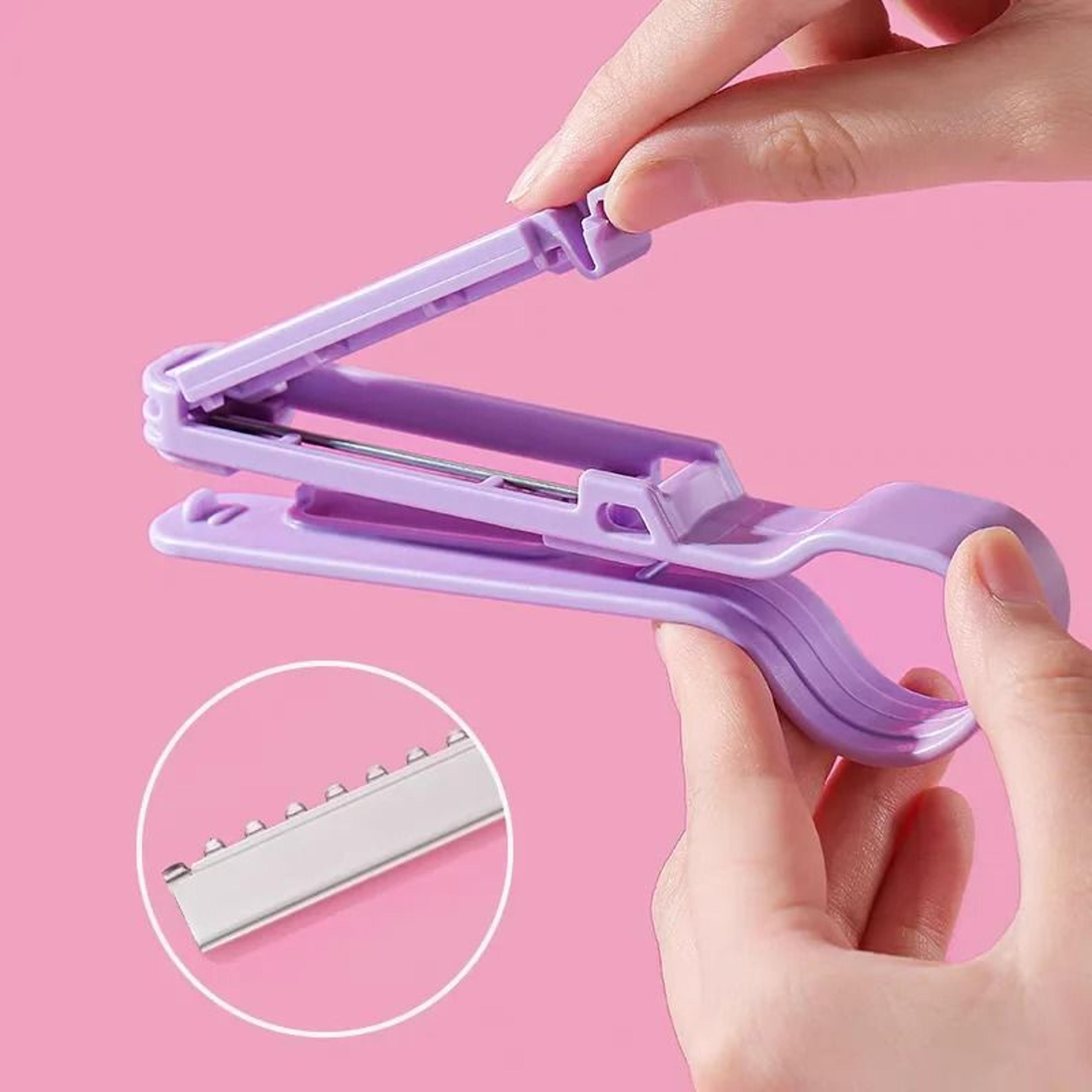 Hair Bangs Cutting Trimmer Razor Blade Comb 5