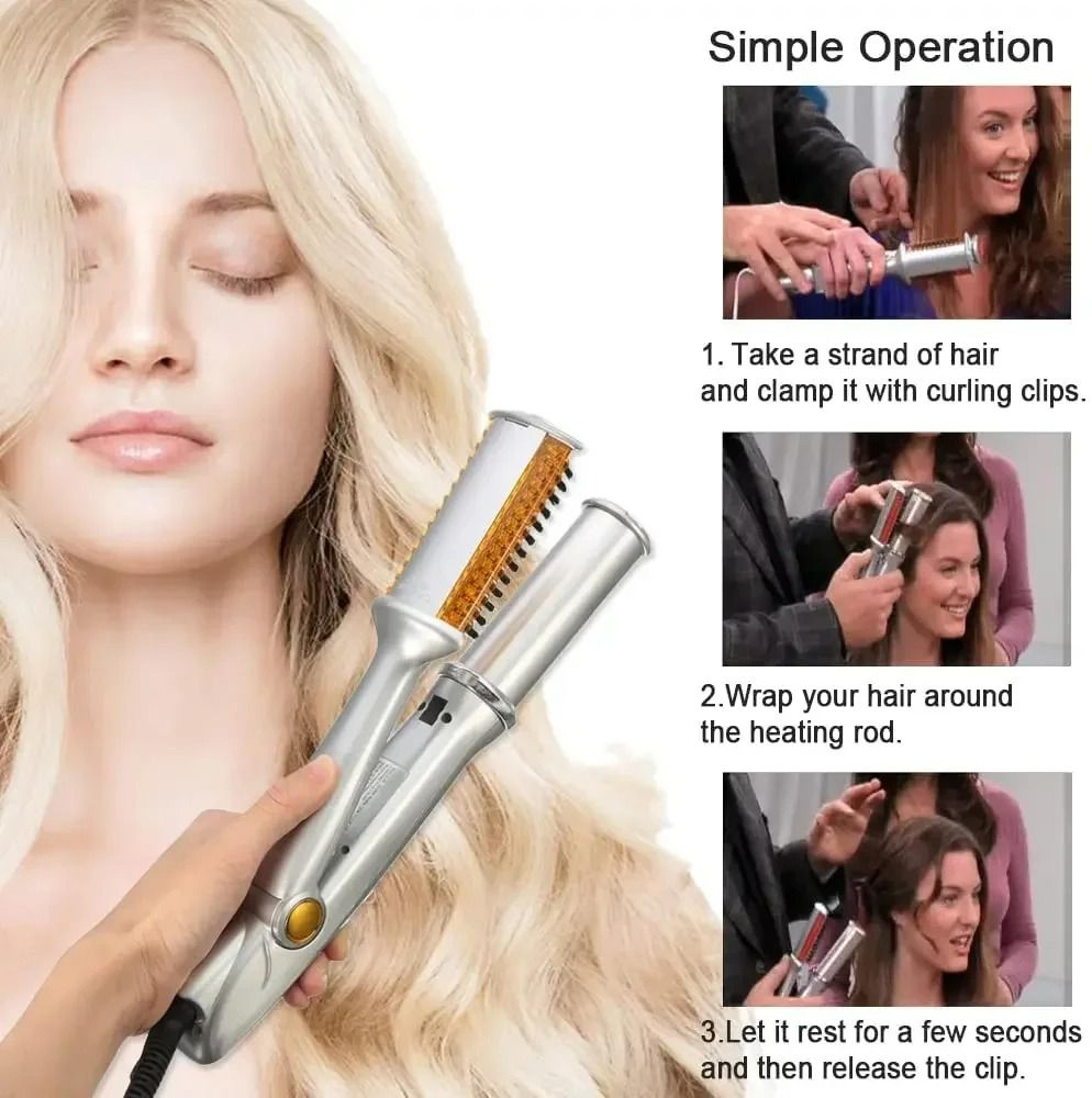 Automatic Rotating Hair Curler Wand 5