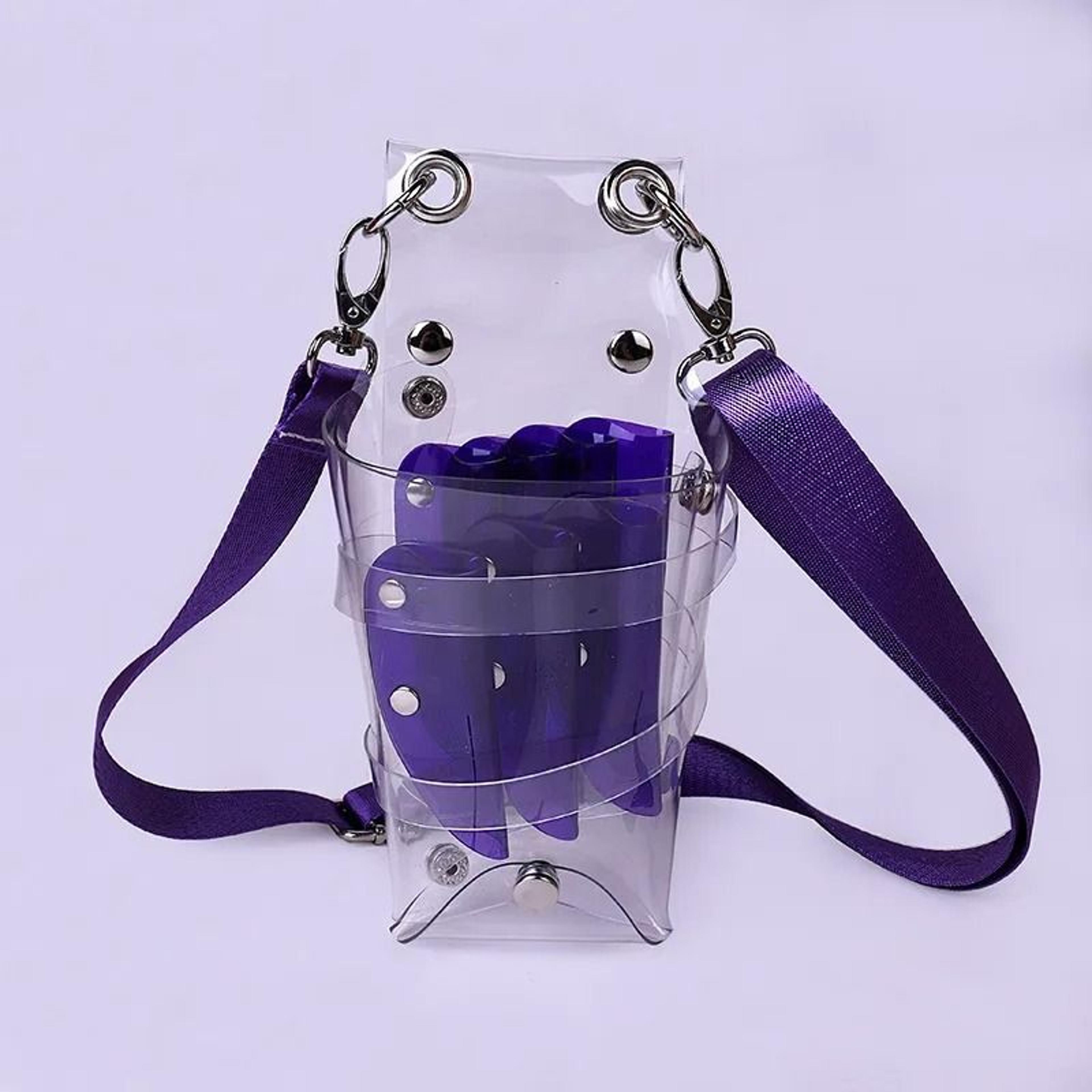 7Hole Transparent Salon Scissors Holster Pouch 10