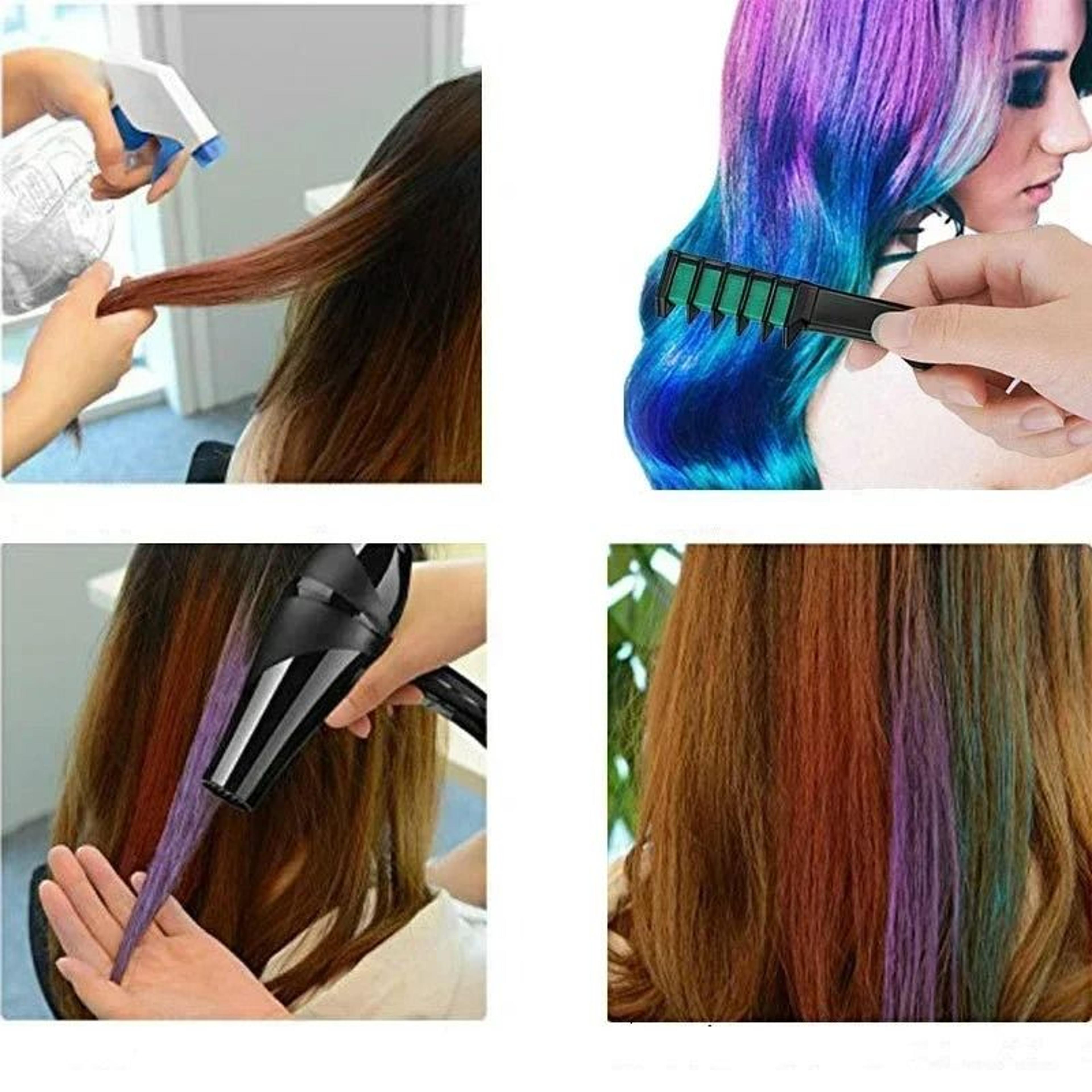 Temporary Hair Chalk Color Comb Crayon 1