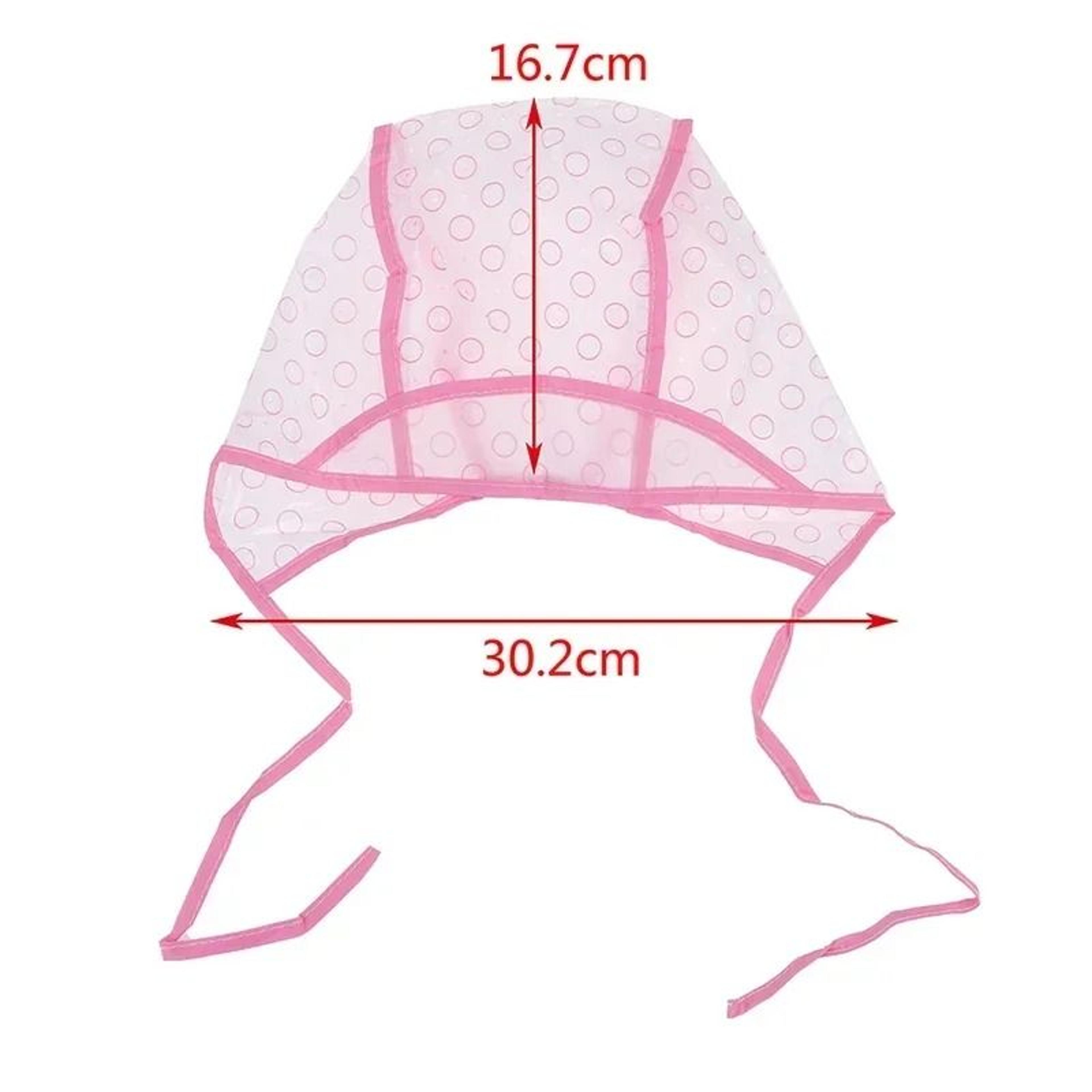 Professional Hair Highlighting Dye Cap With Metal Hook 7