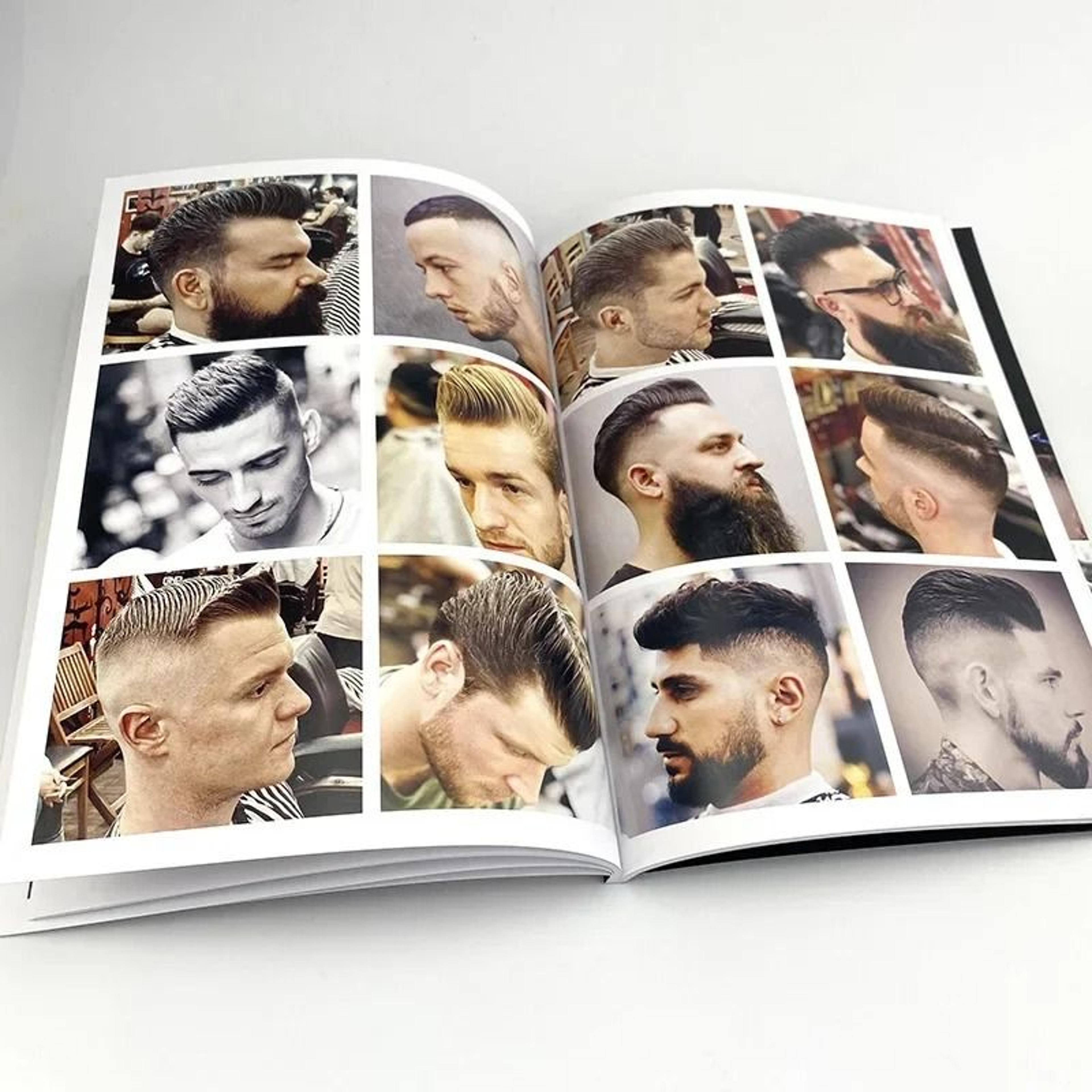 Barbershop Hairdressing Design Illustration Magazine Album 2
