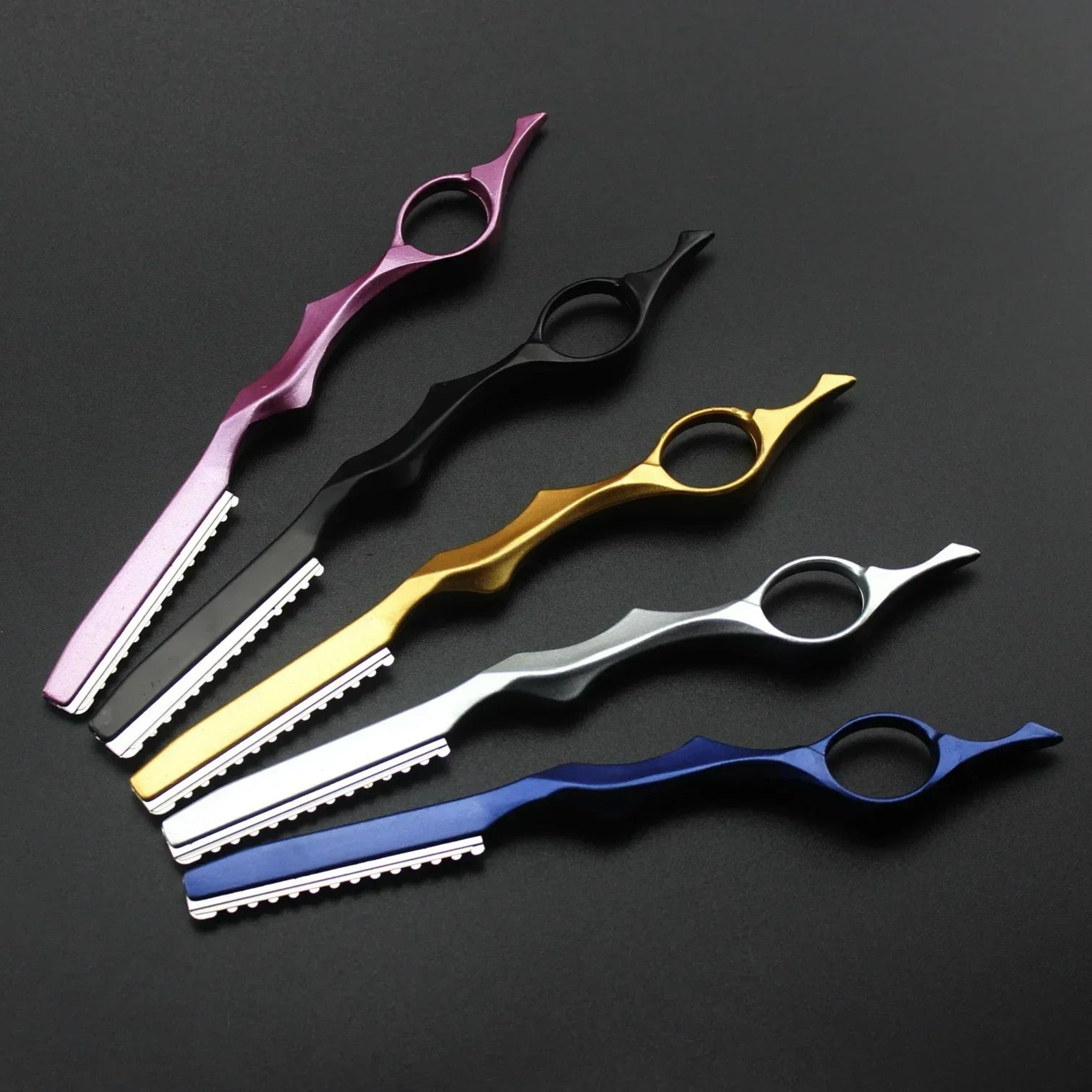 rotary barber hair thinning razor with 10 blades