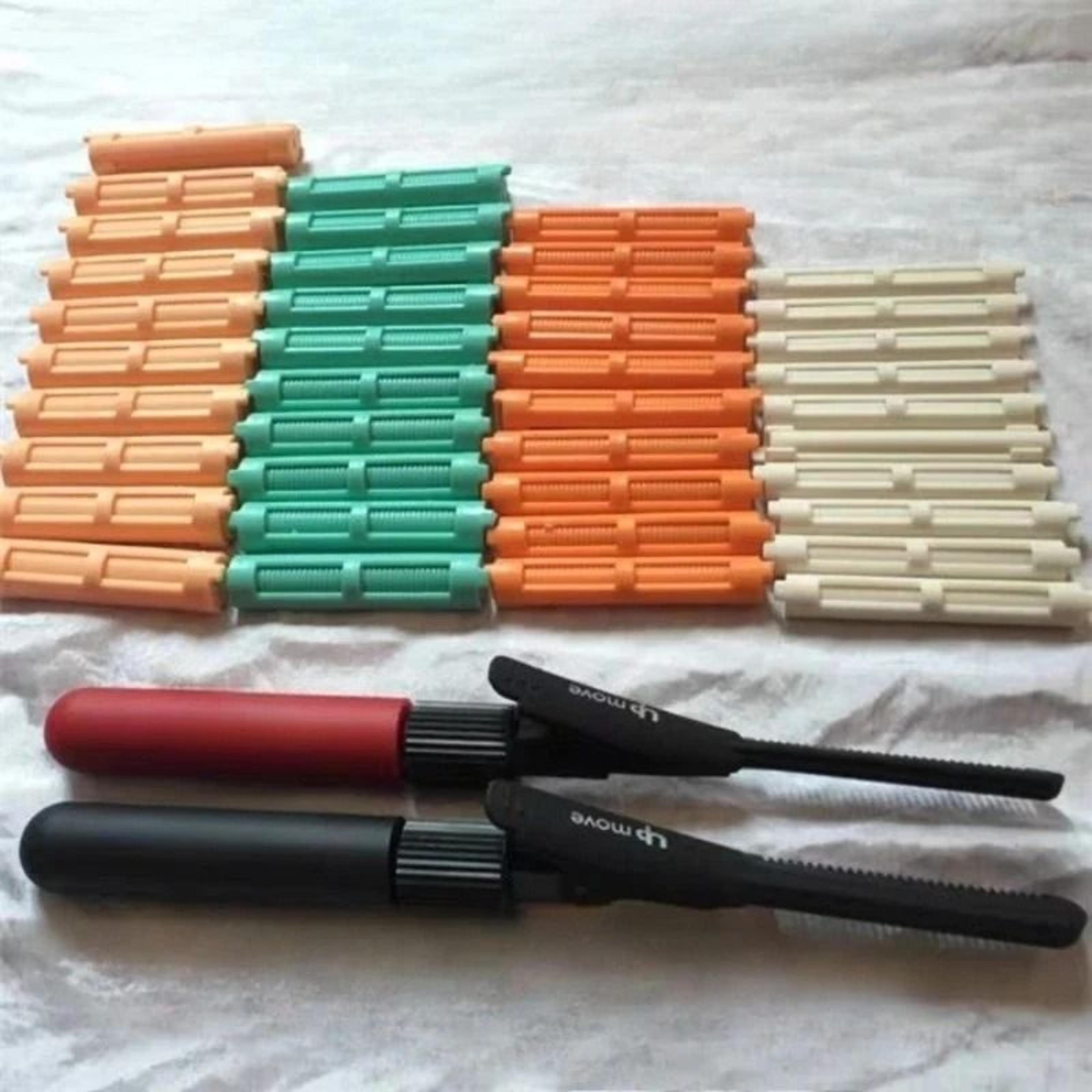 Hair Root Perm Bars And Heatless Curling Rod Set 6