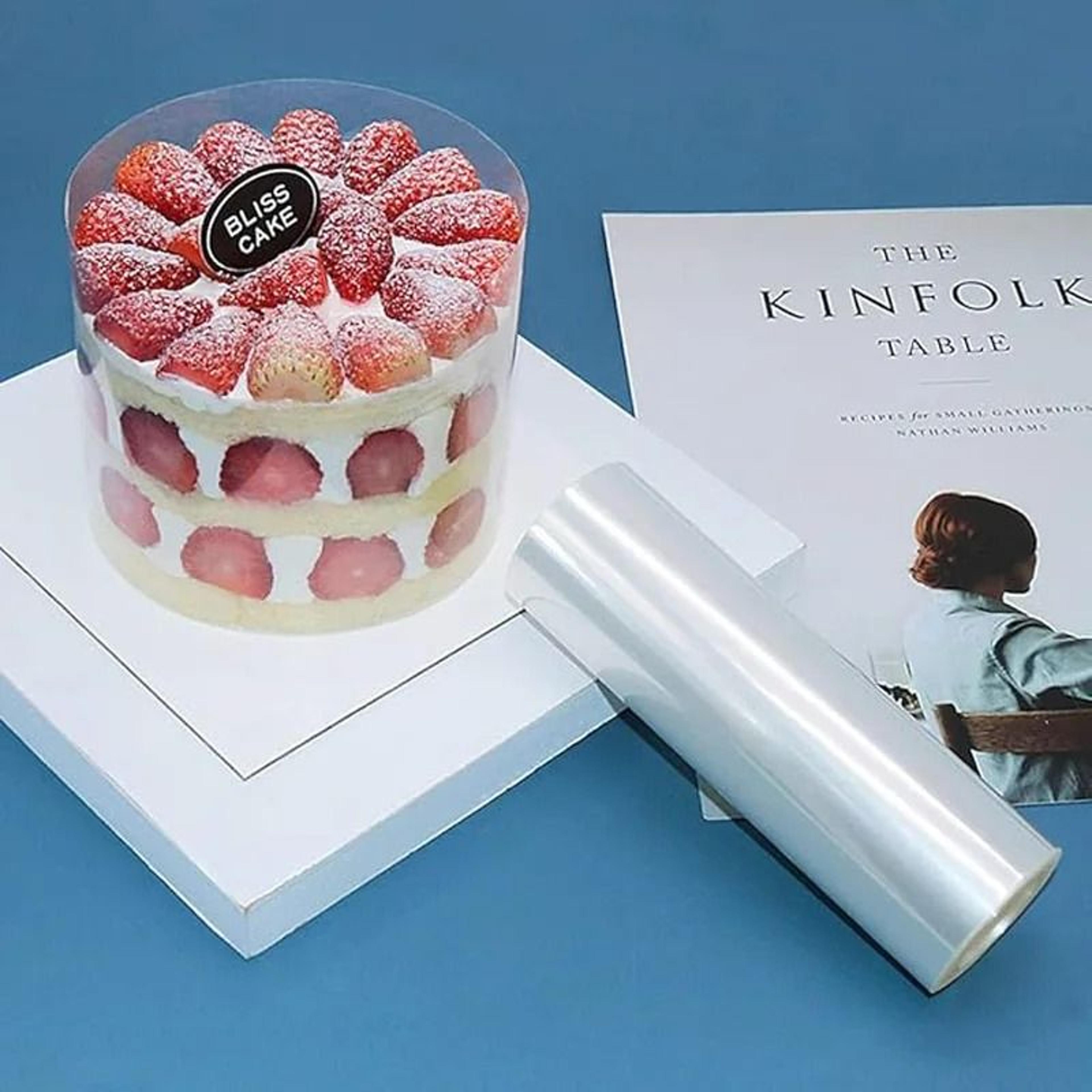 Clear Transparent Cake Collar Roll For Mousse And Baking Decorating 2