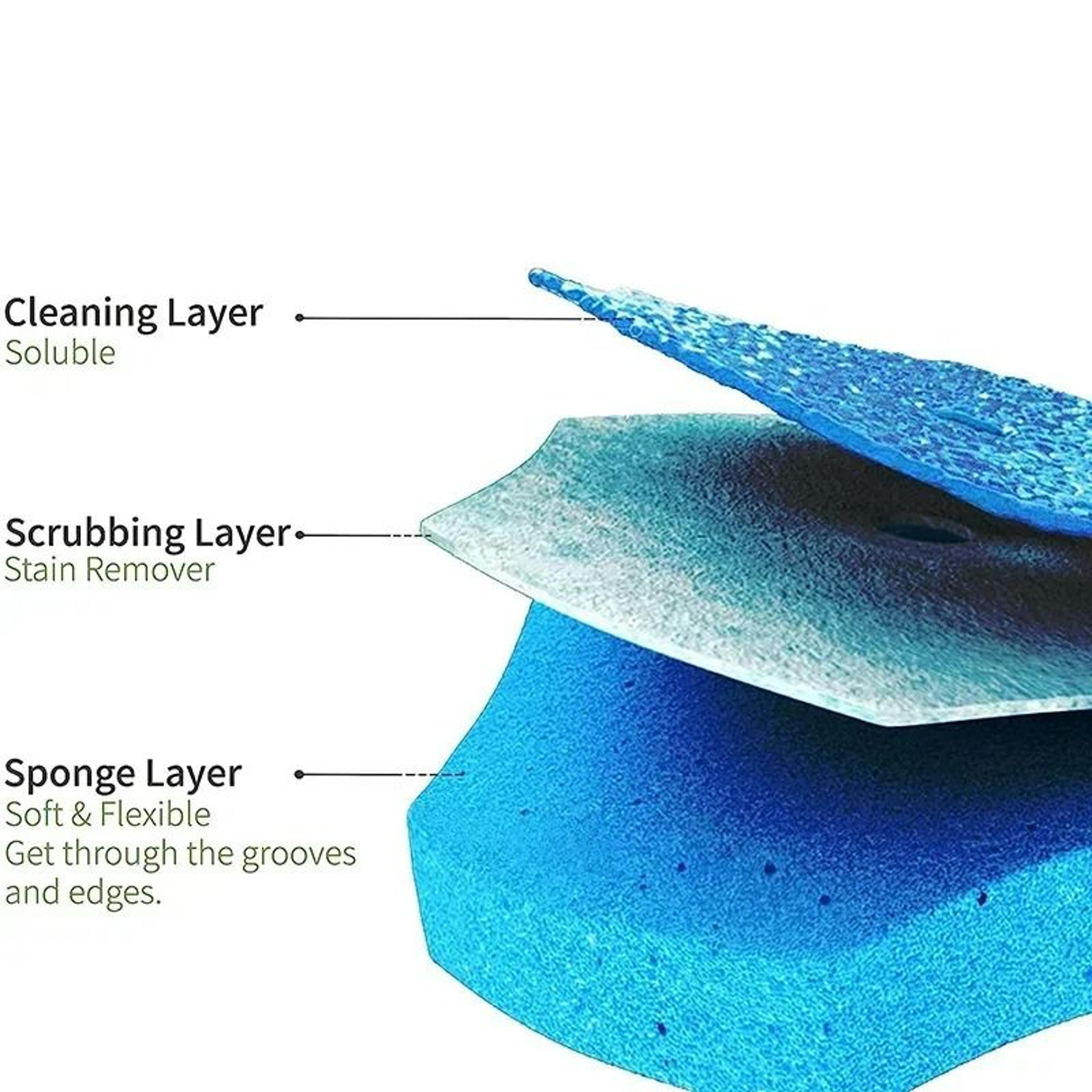 Disposable Toilet Brush With Replacement Sponge Heads 2