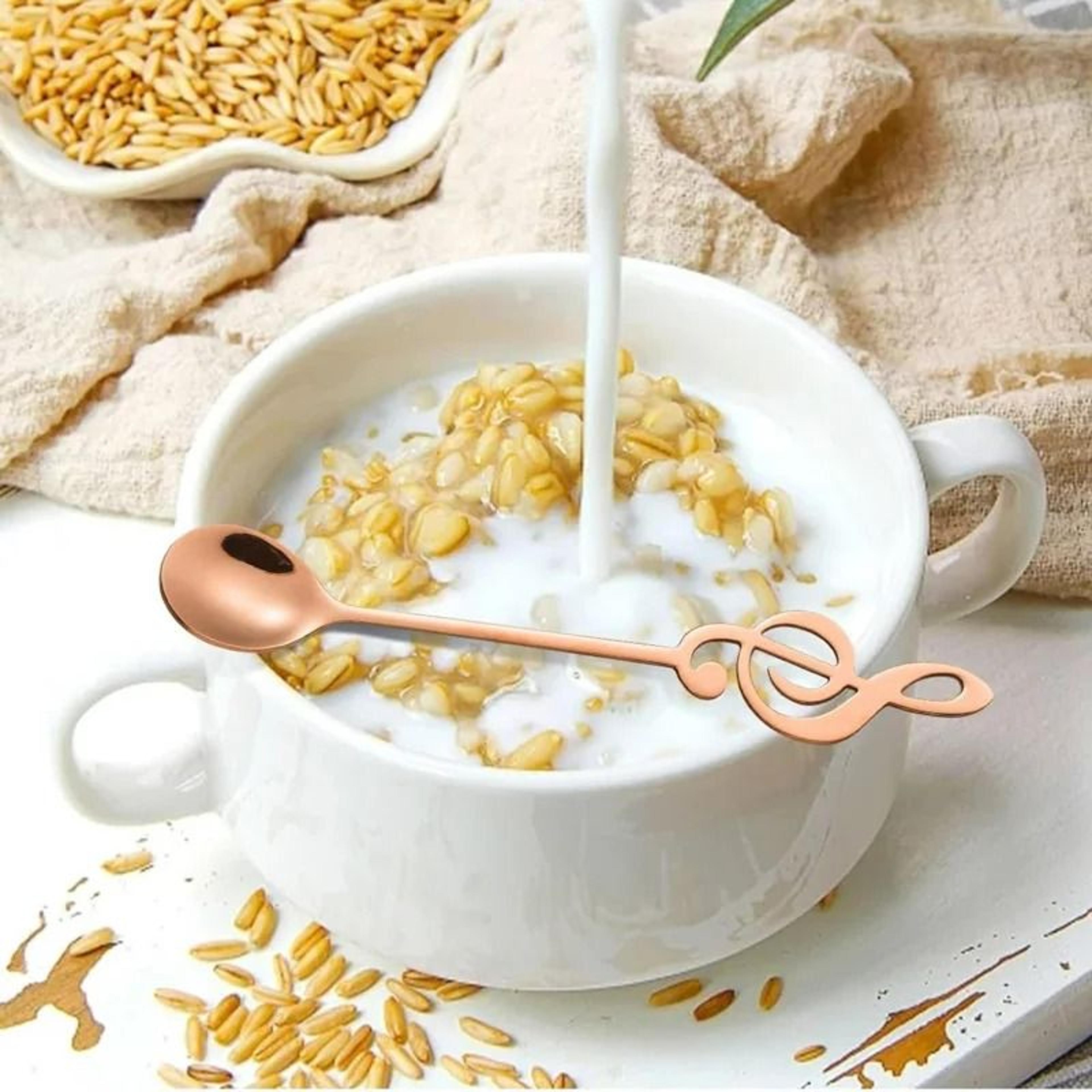 Musical Note Stainless Steel Teaspoon And Coffee Spoon 4
