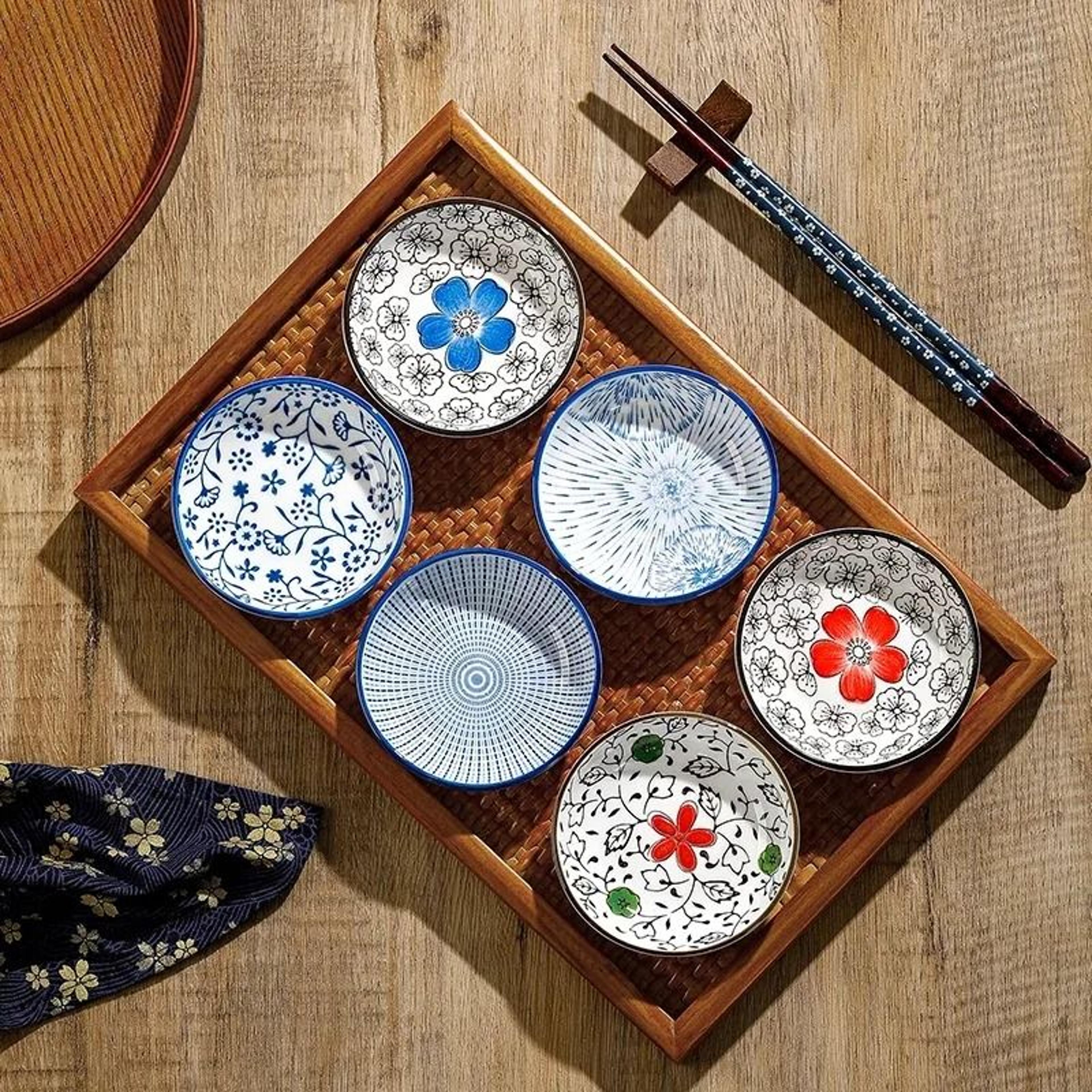 JapaneseStyle Mini Ceramic Dipping Plate 3