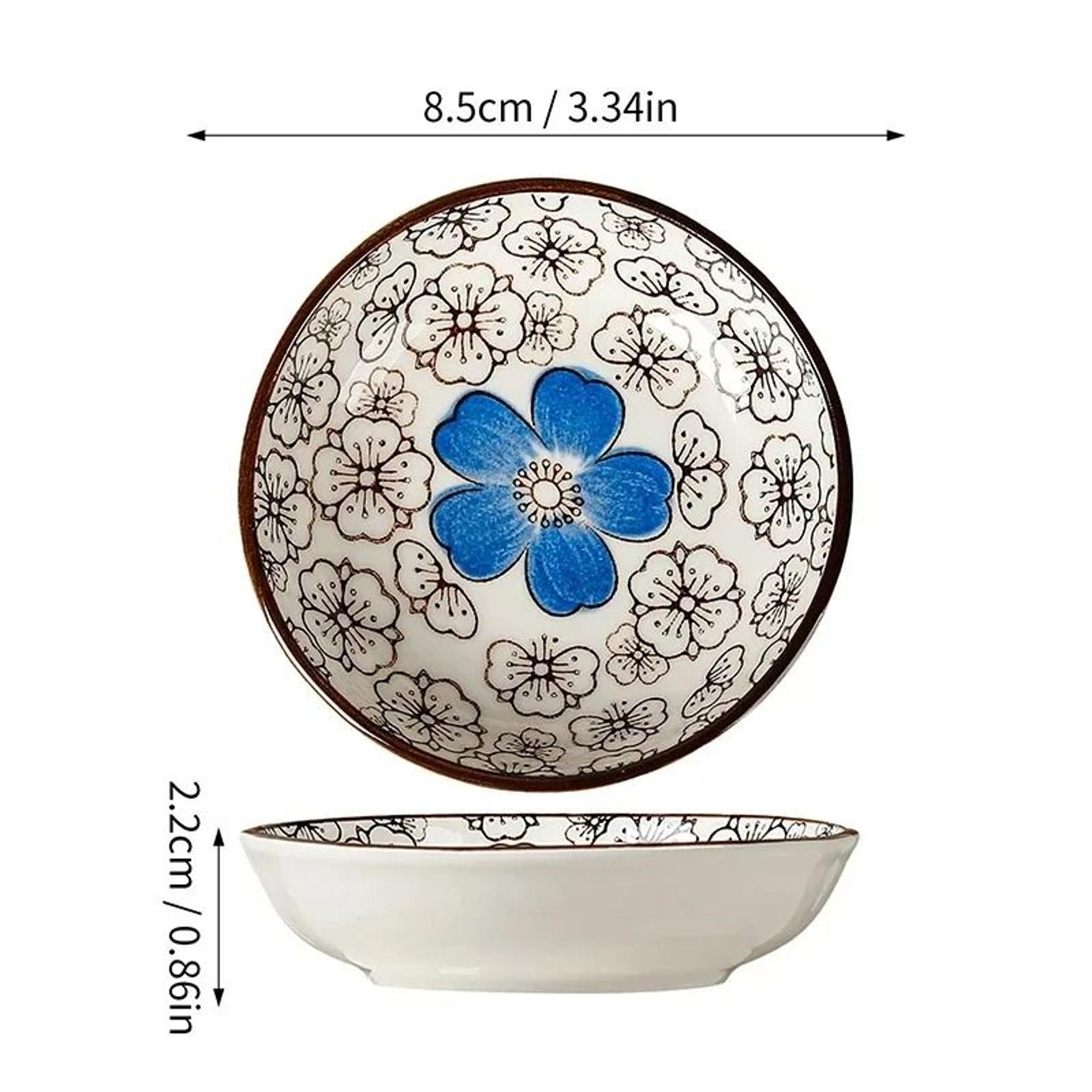 JapaneseStyle Mini Ceramic Dipping Plate 5