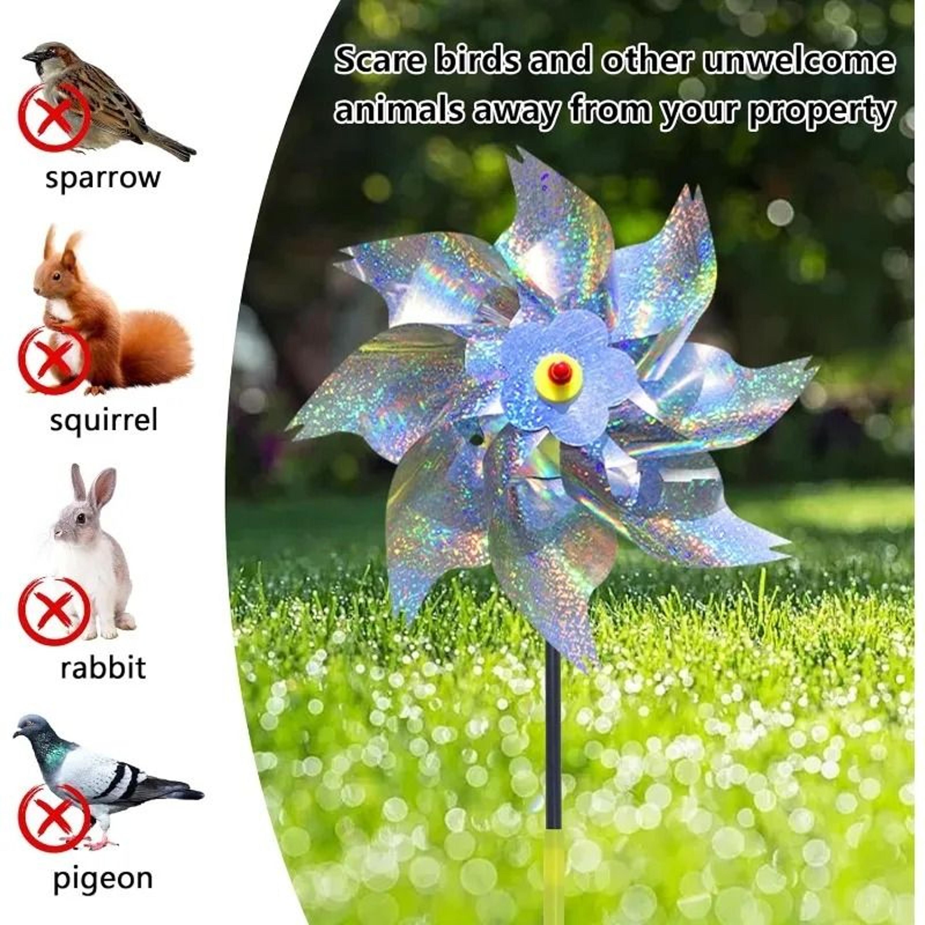 Reflective Bird Repellent Pinwheel Windmill 1