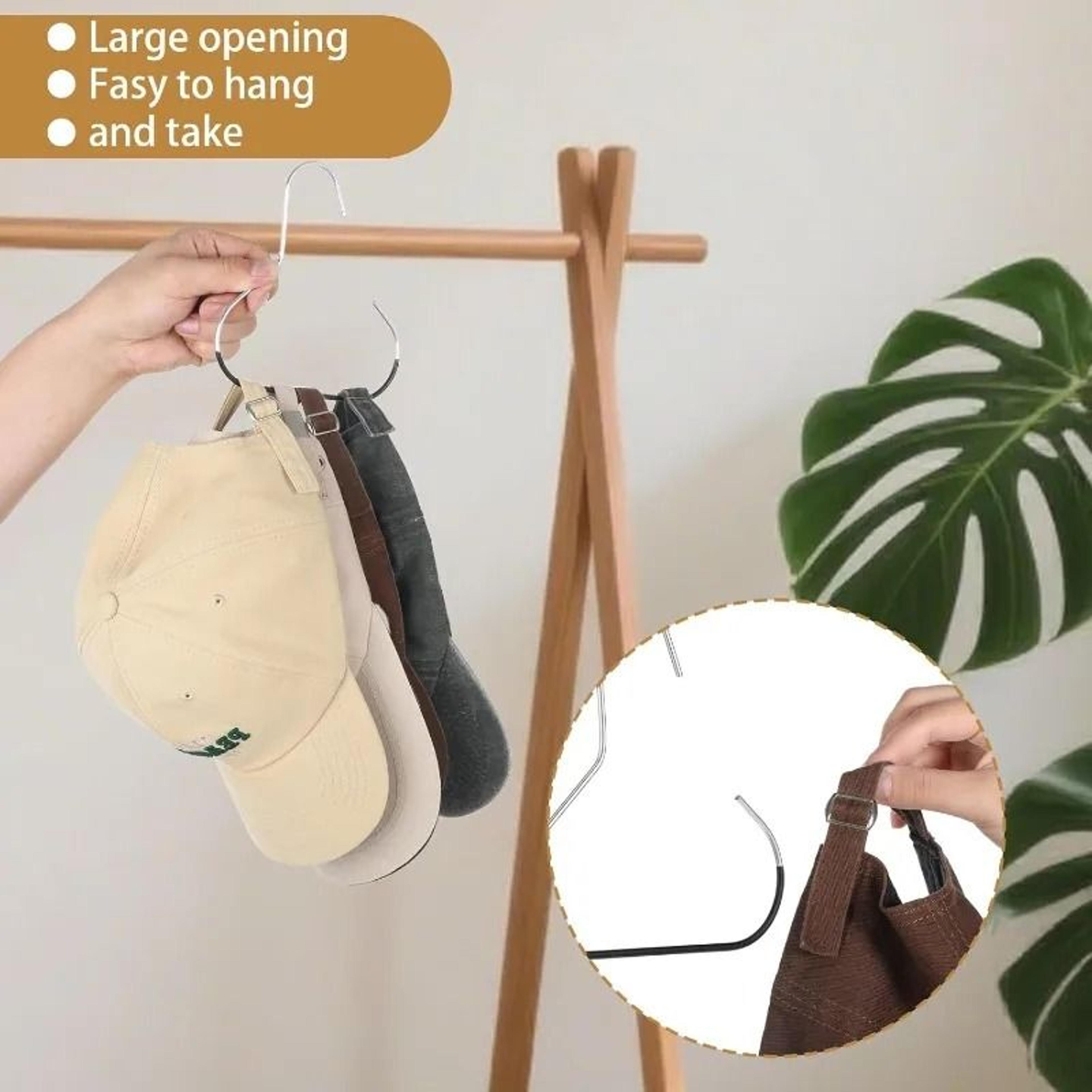 Stainless Steel Round Ring Hat And Accessory Hanger 3