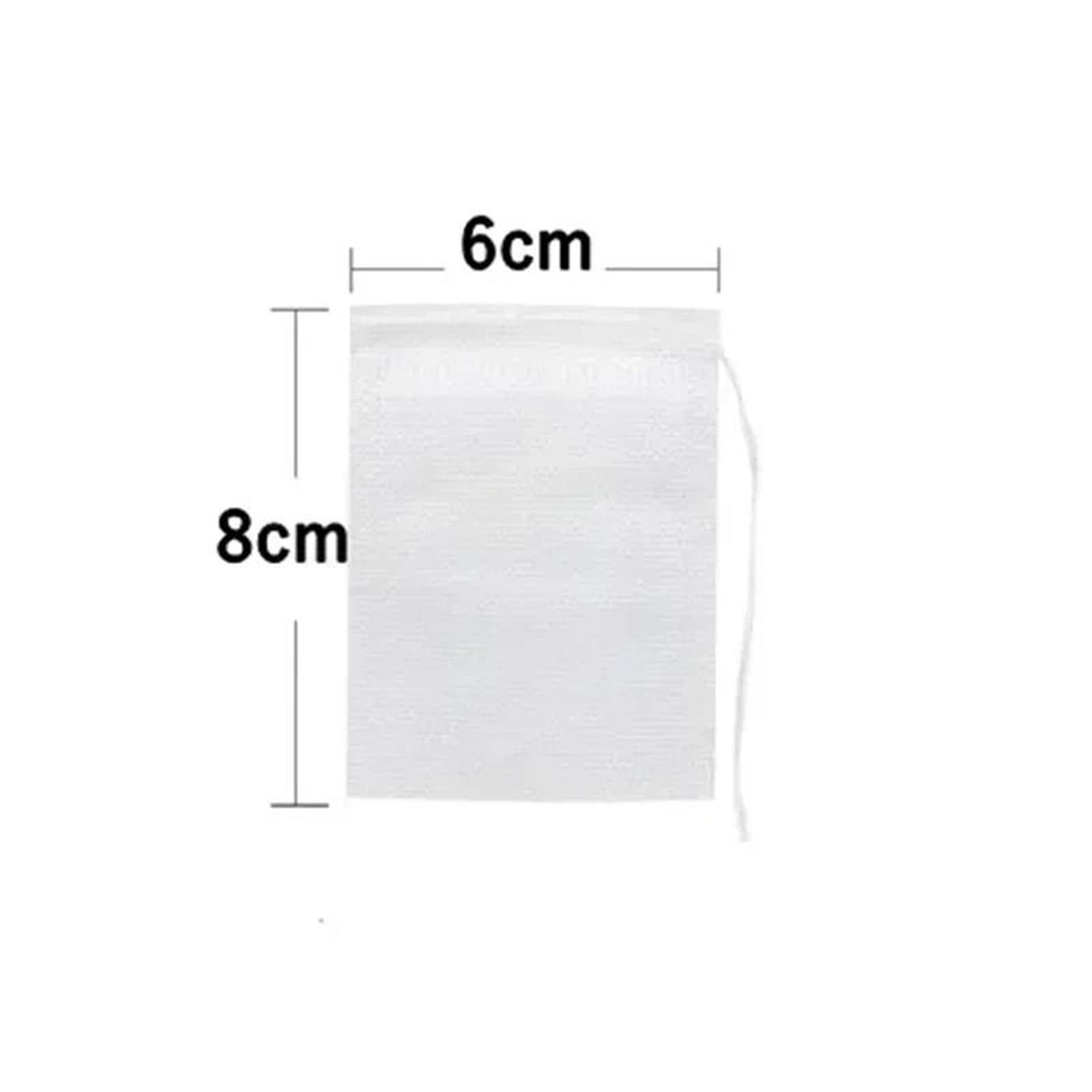 Disposable Drawstring Loose Leaf Tea Filter Bags 100Pack 7