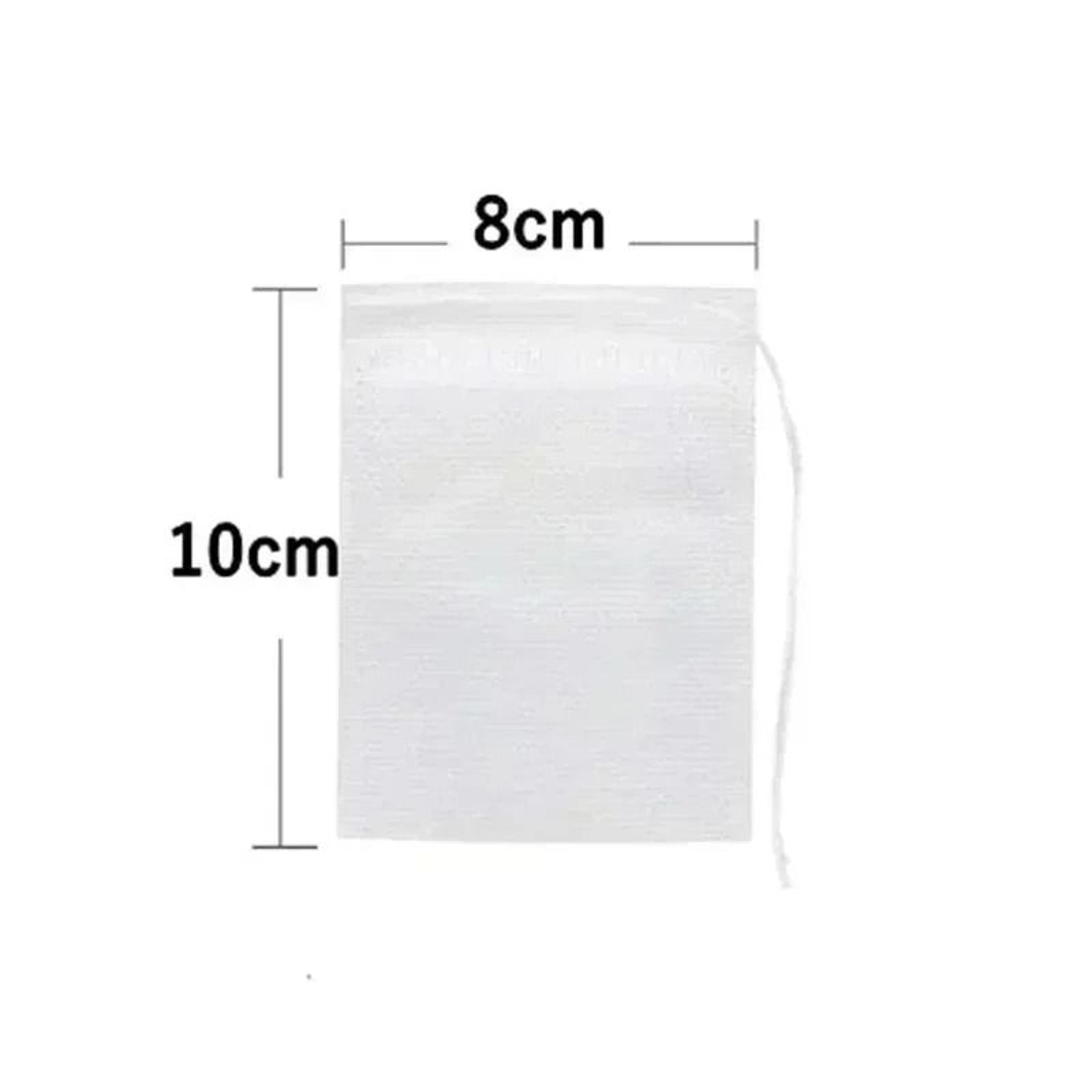 Disposable Drawstring Loose Leaf Tea Filter Bags 100Pack 6
