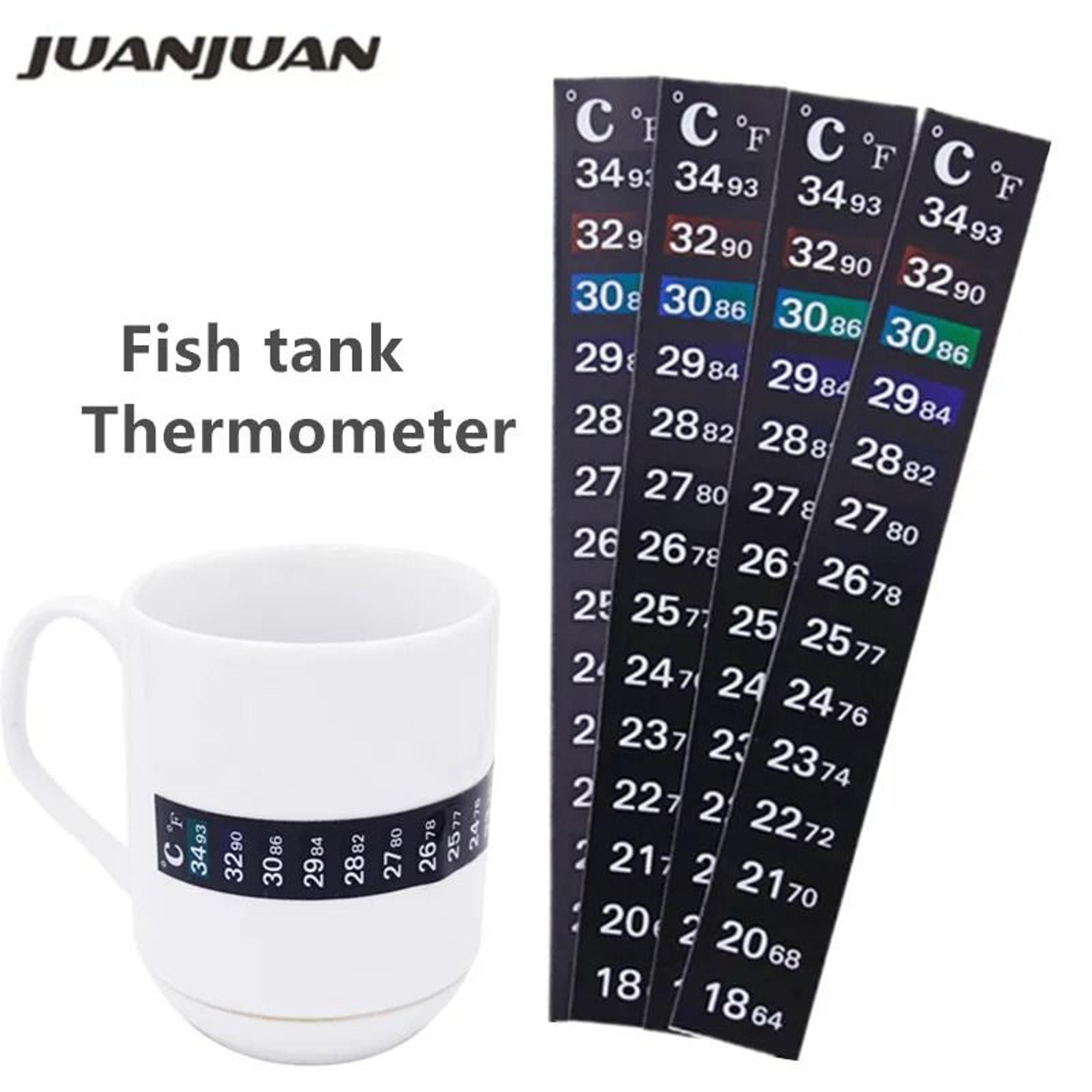 StickOn Aquarium Digital Thermometer Strips 5Pack 1